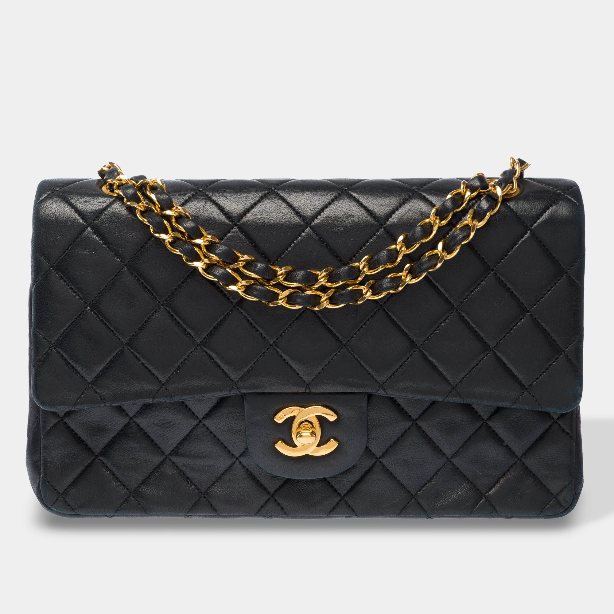 Sac CHANEL Timeless/Classique en Cuir Noir - 103862