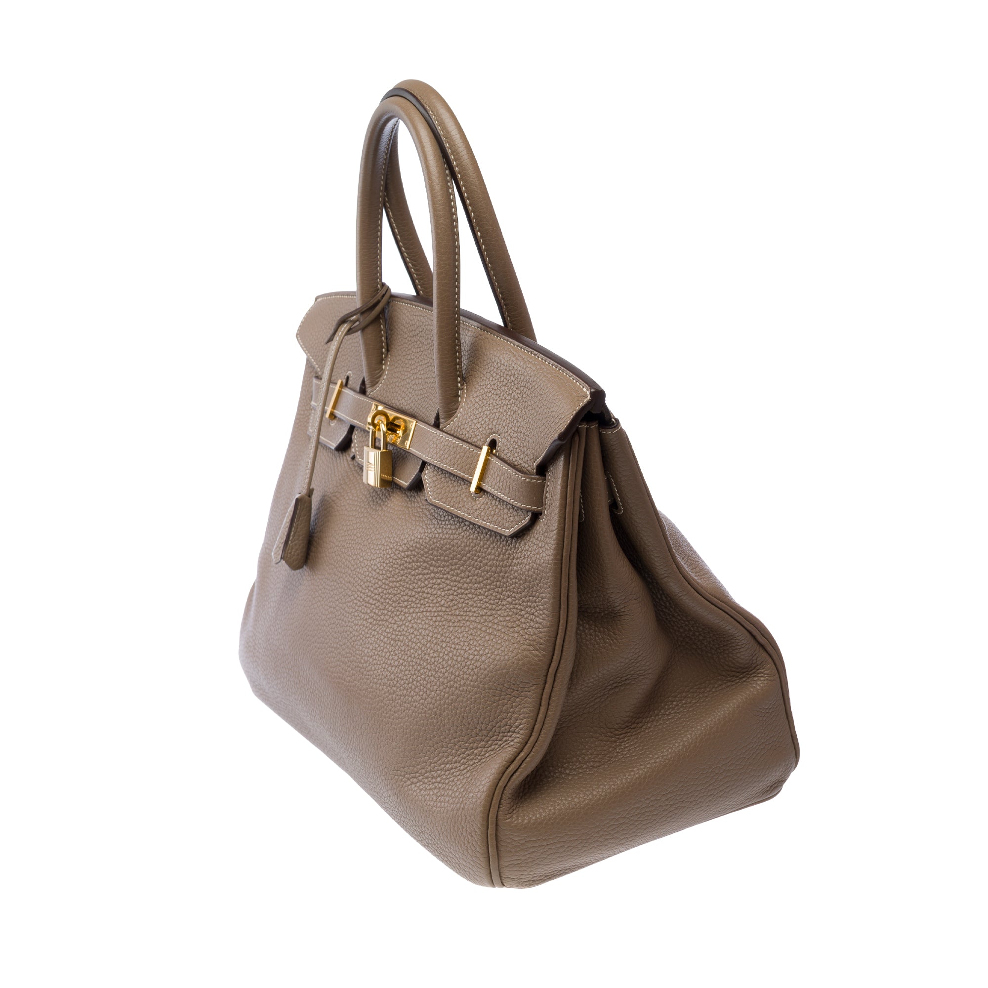 Sac HERMES Birkin 35 en Cuir Étoupe - 103873