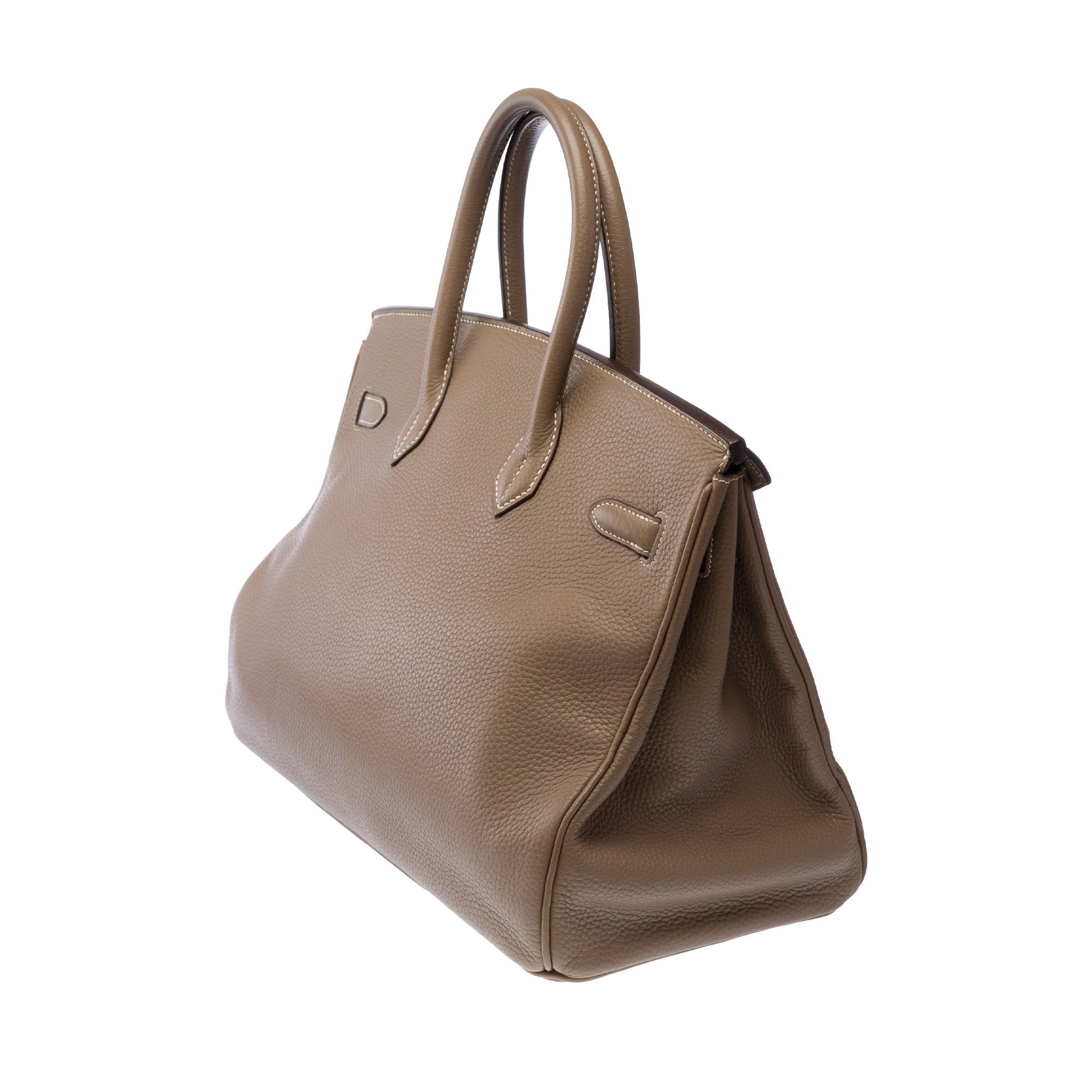 Sac HERMES Birkin 35 en Cuir Étoupe - 103873