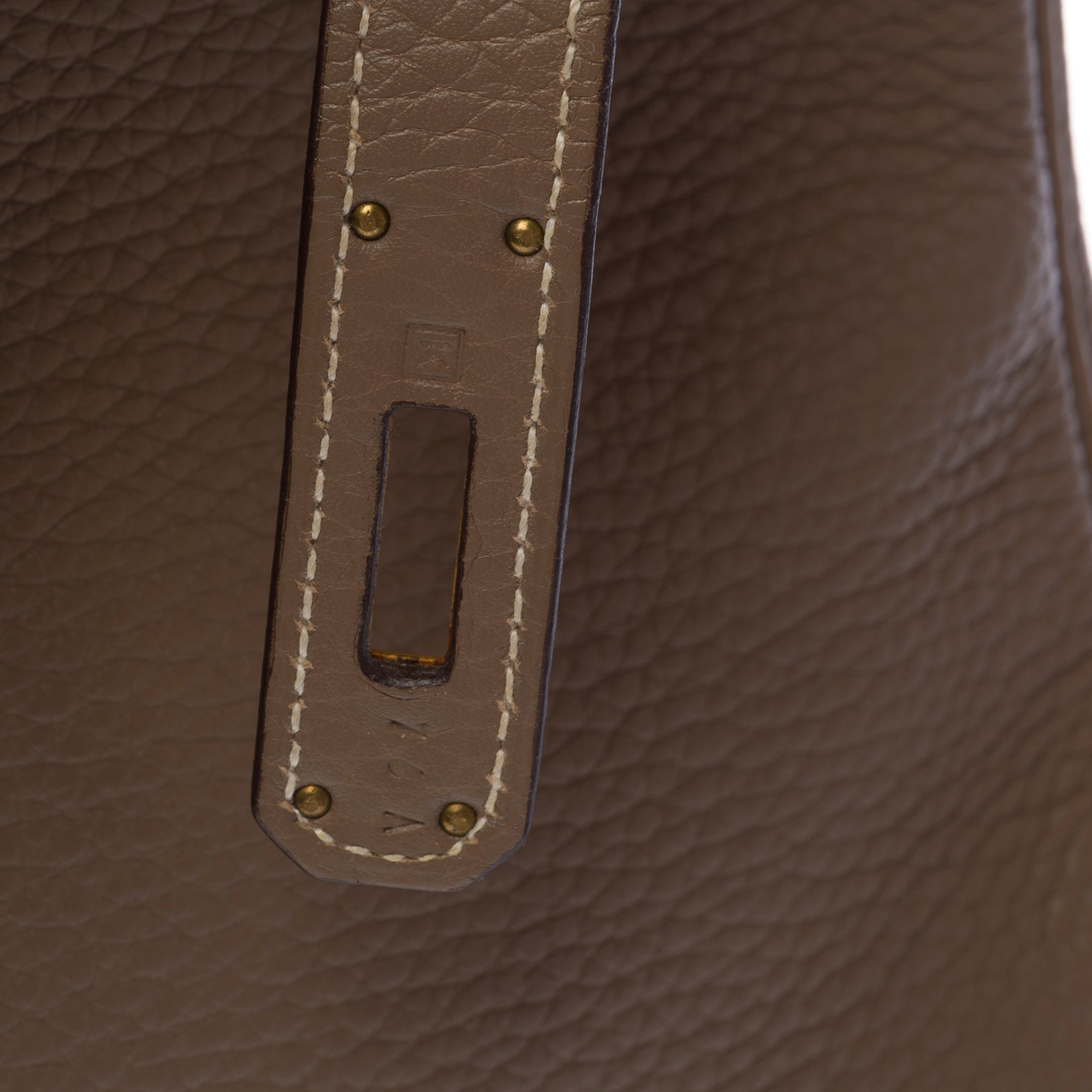 Sac HERMES Birkin 35 en Cuir Étoupe - 103873