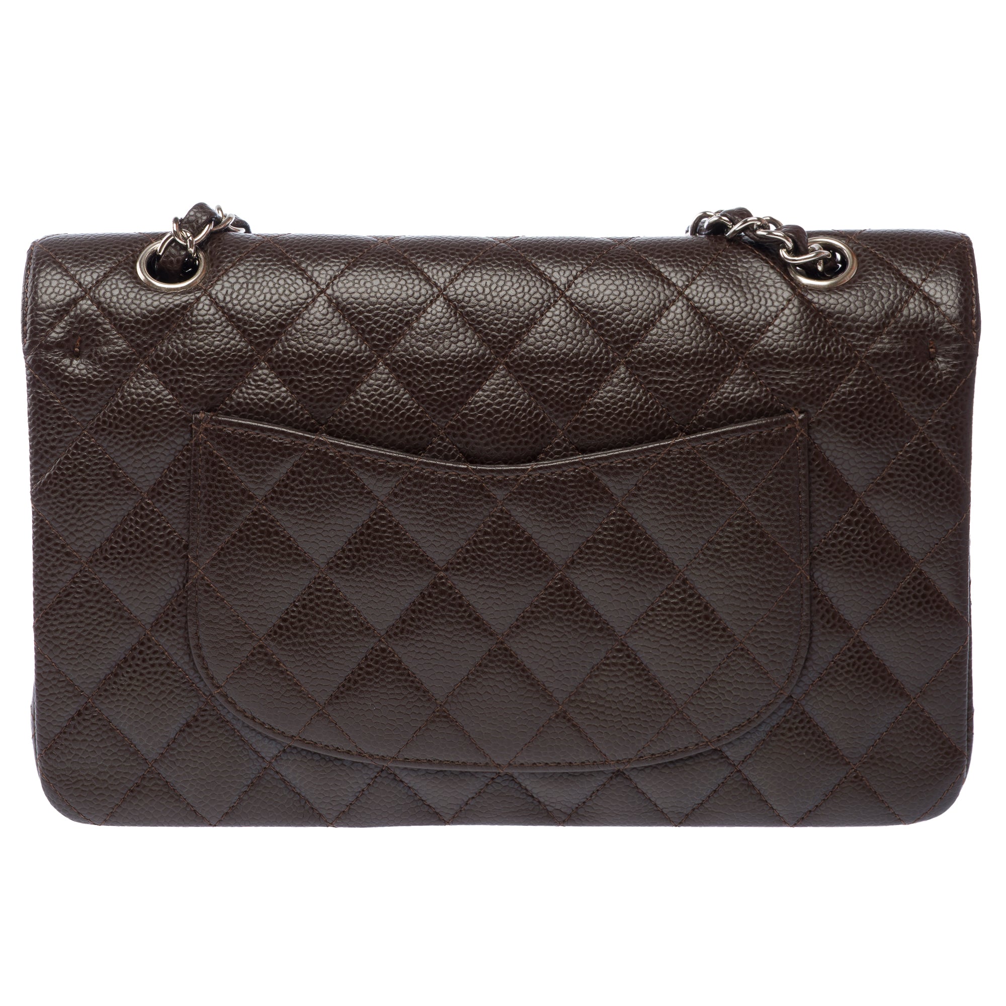 Sac CHANEL Timeless/Classique en Cuir Marron - 103846