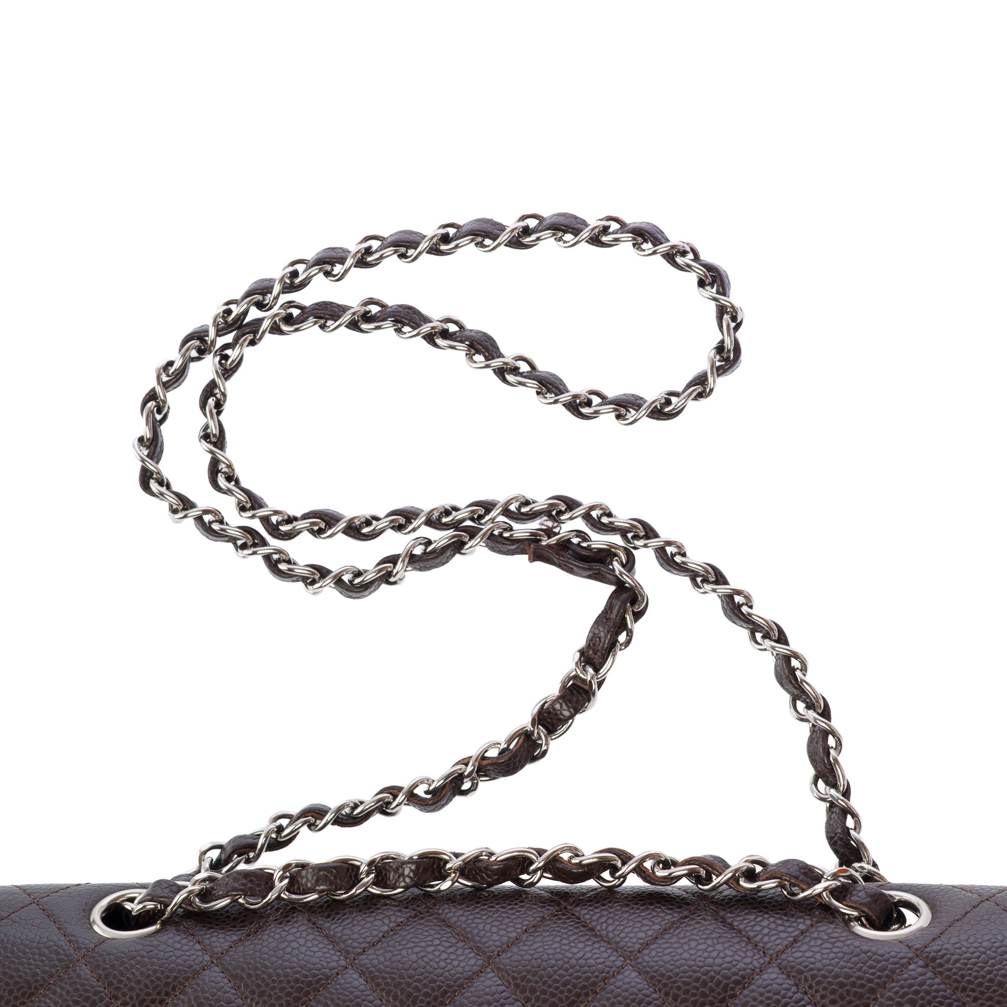 Sac CHANEL Timeless/Classique en Cuir Marron - 103846