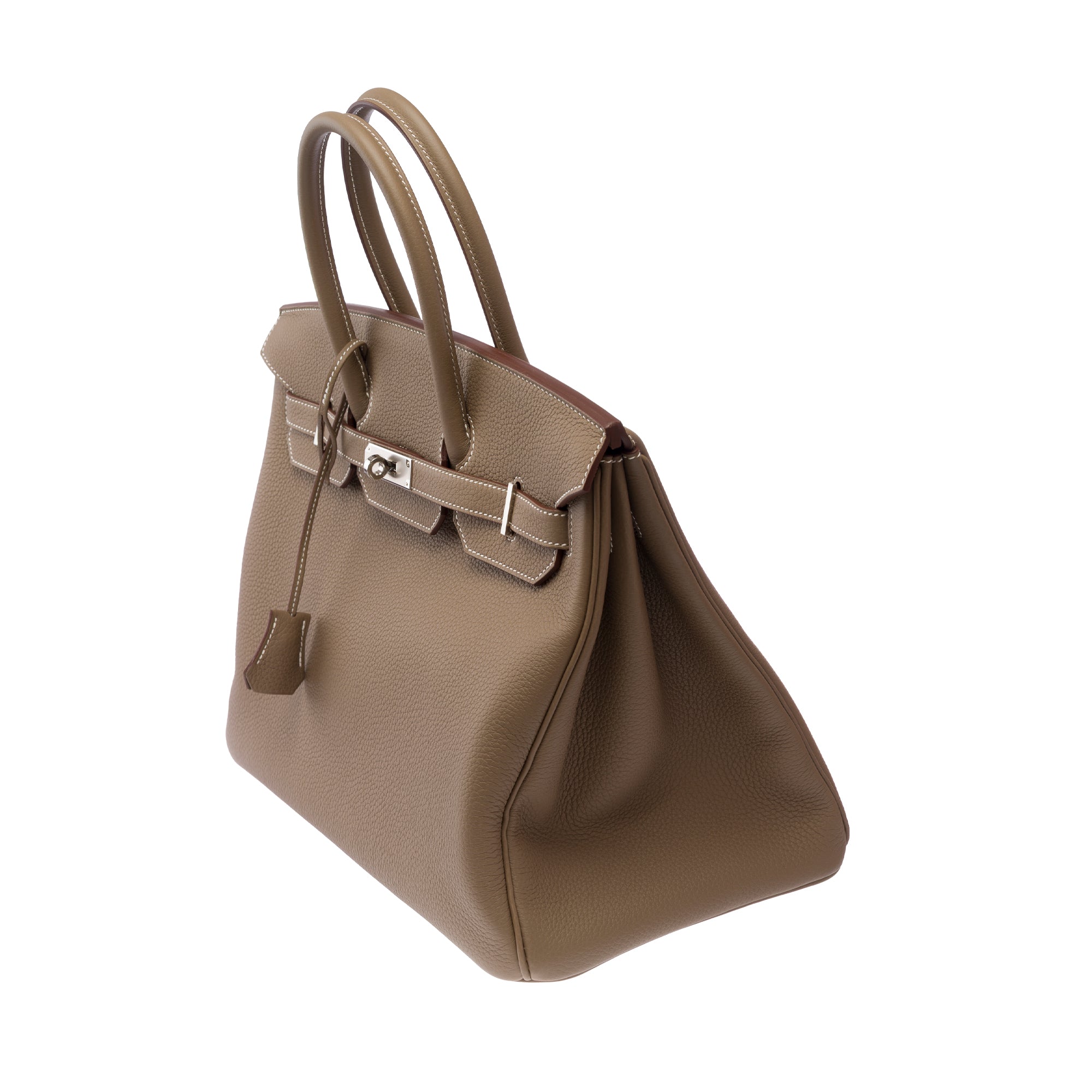 Sac HERMES Birkin 35 en Cuir Étoupe - 103844