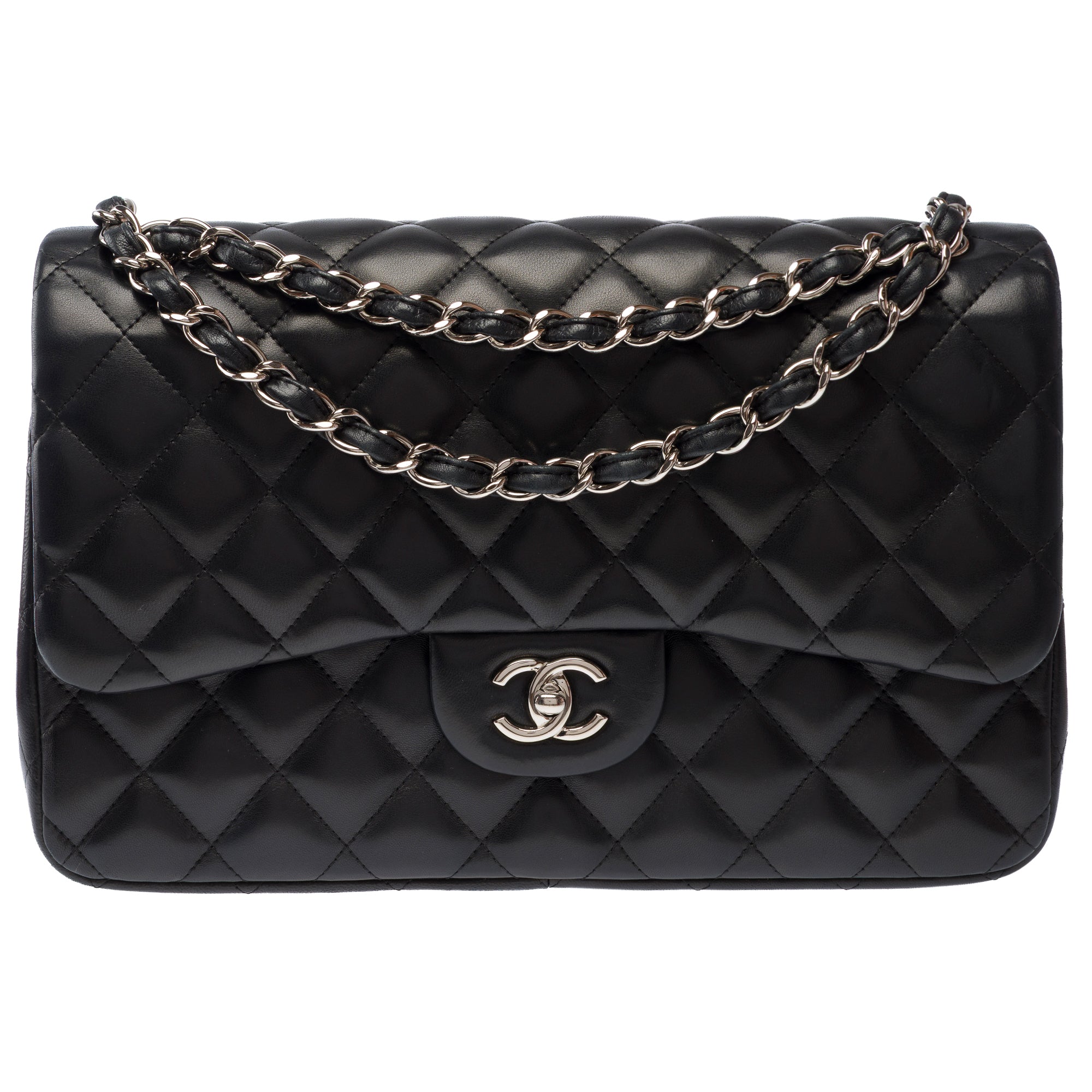 Sac CHANEL Timeless/Classique en Cuir Noir - 103869