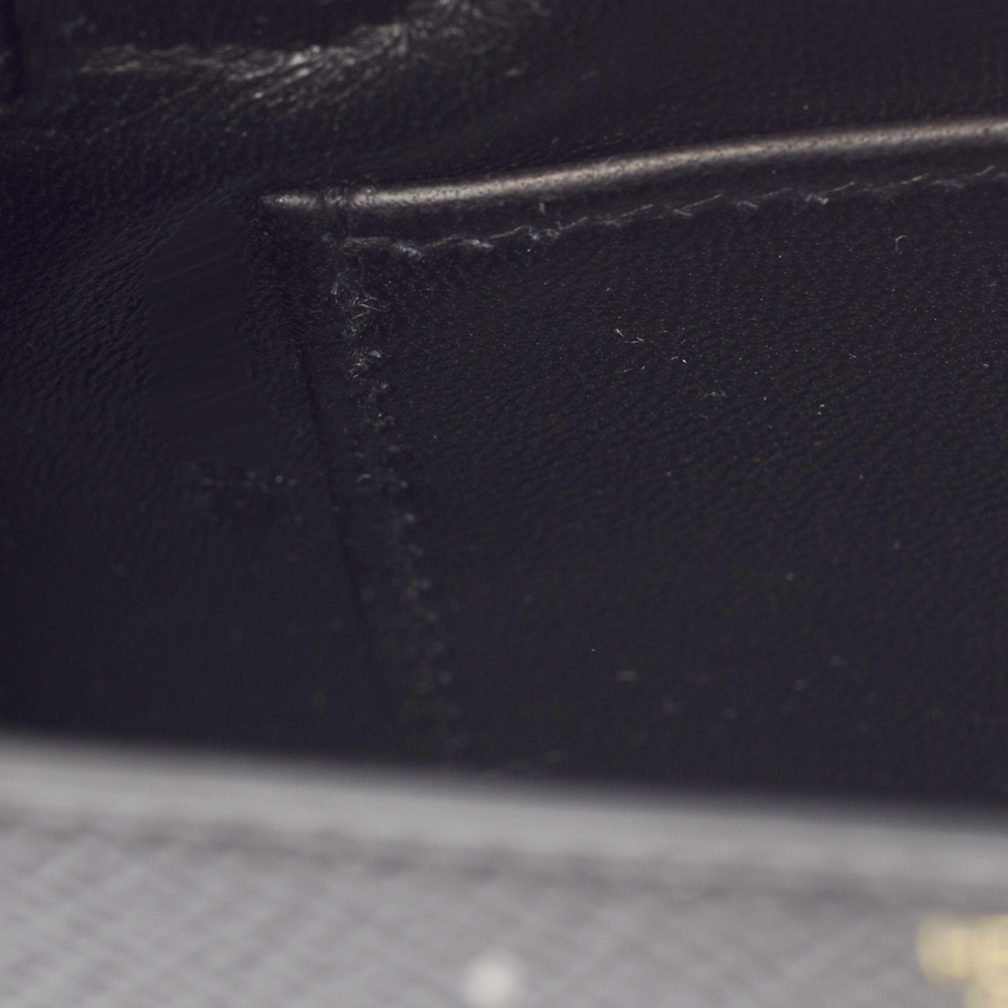Sac HERMES Kelly Mini en Cuir Noir - 103841