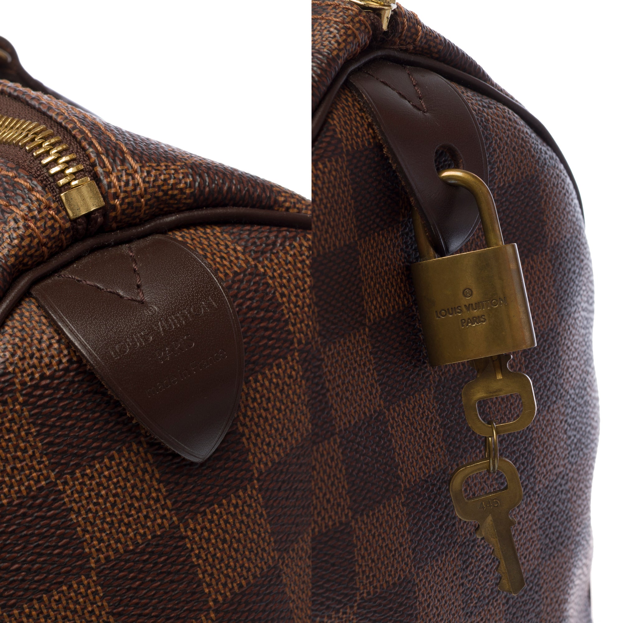Sac LOUIS VUITTON Speedy en Toile Marron - 103848