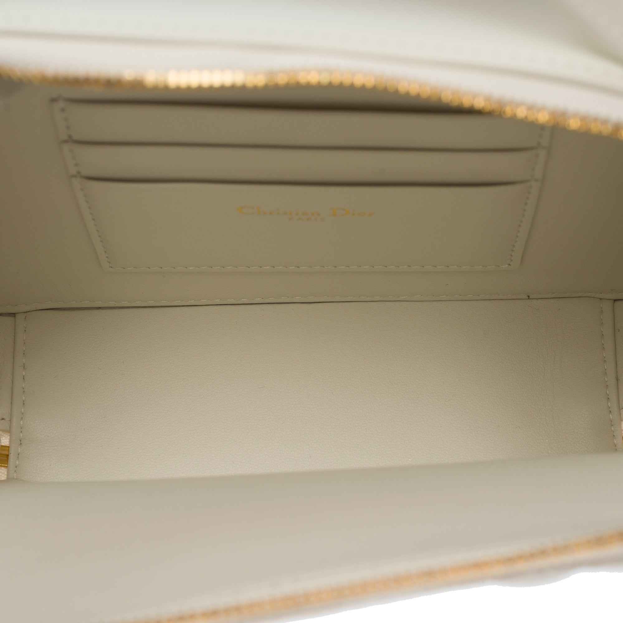 Sac DIOR Dior Caro en Cuir Blanc - 103829