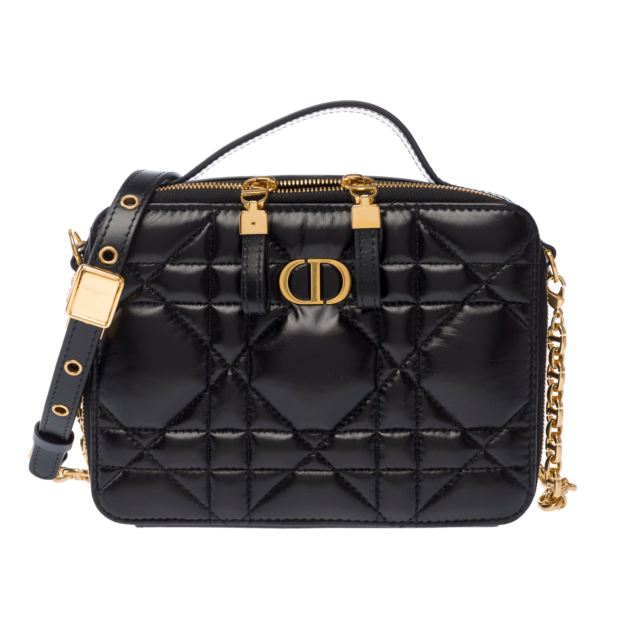 Sac DIOR Dior Caro en Cuir Noir - 103830