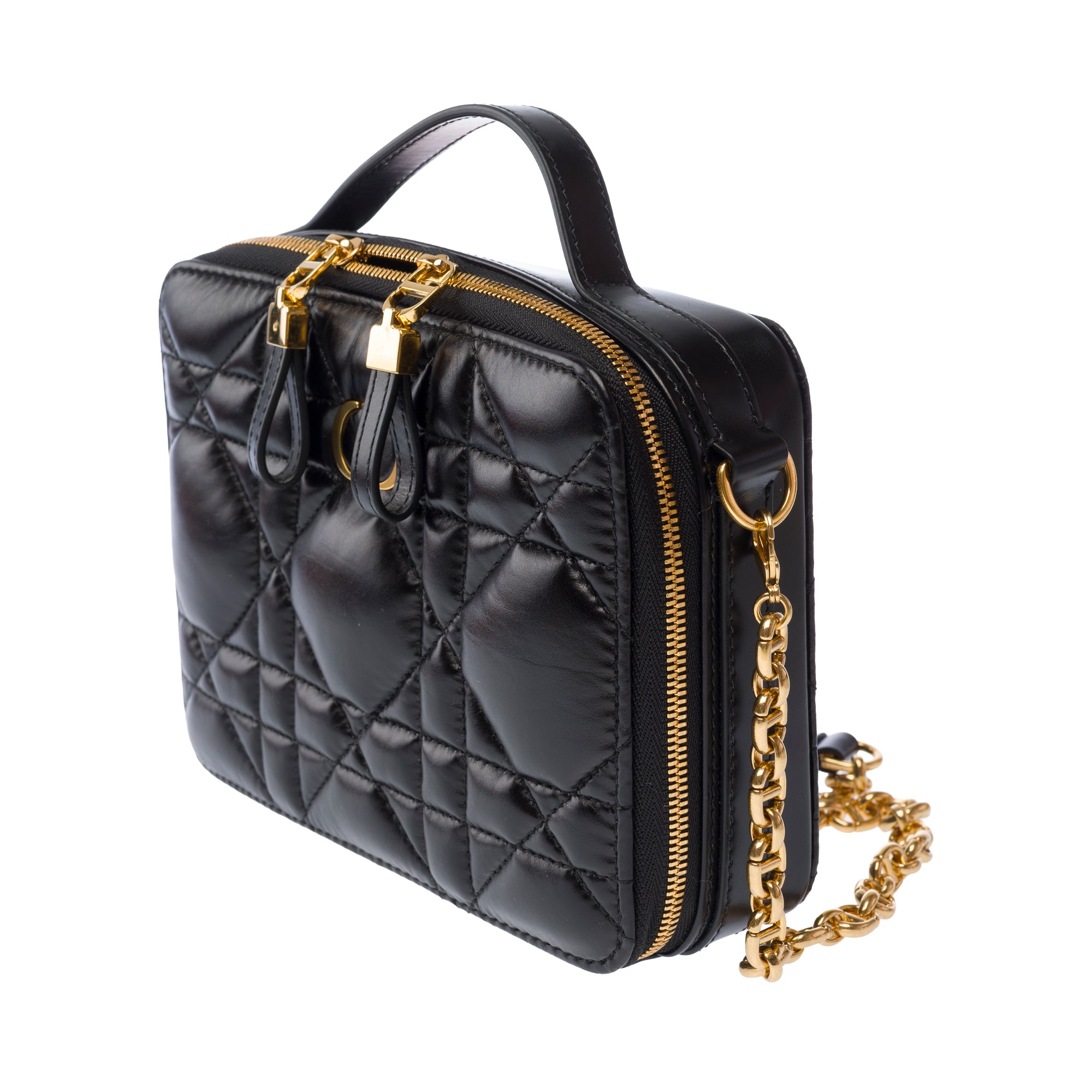 Sac DIOR Dior Caro en Cuir Noir - 103830