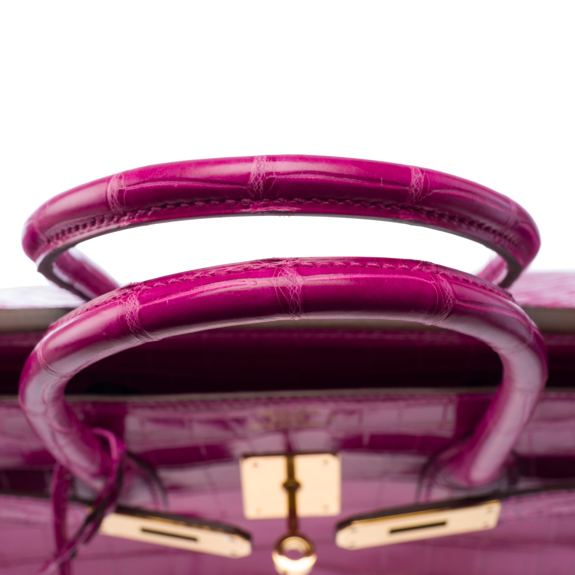 Sac HERMES Birkin 35 en Cuirs exotiques Rose - 103878