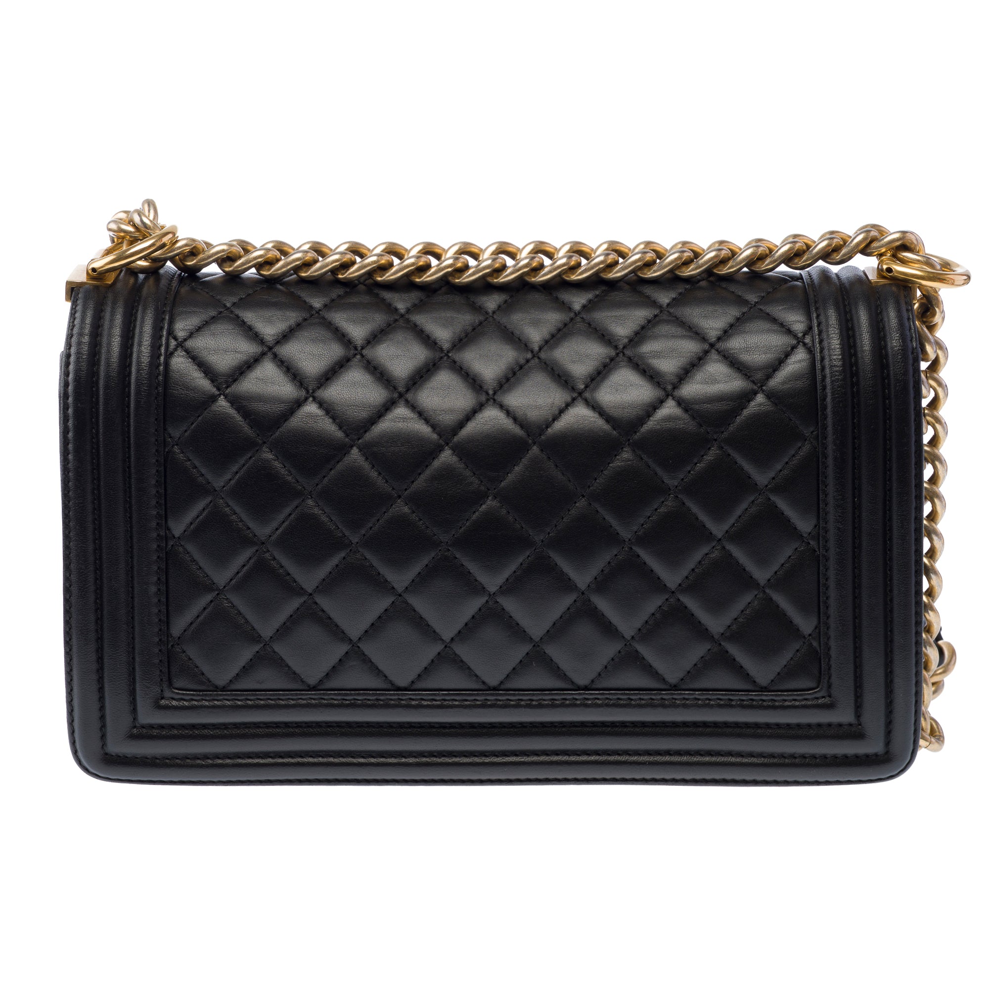 Sac CHANEL Boy en Cuir Noir - 103882