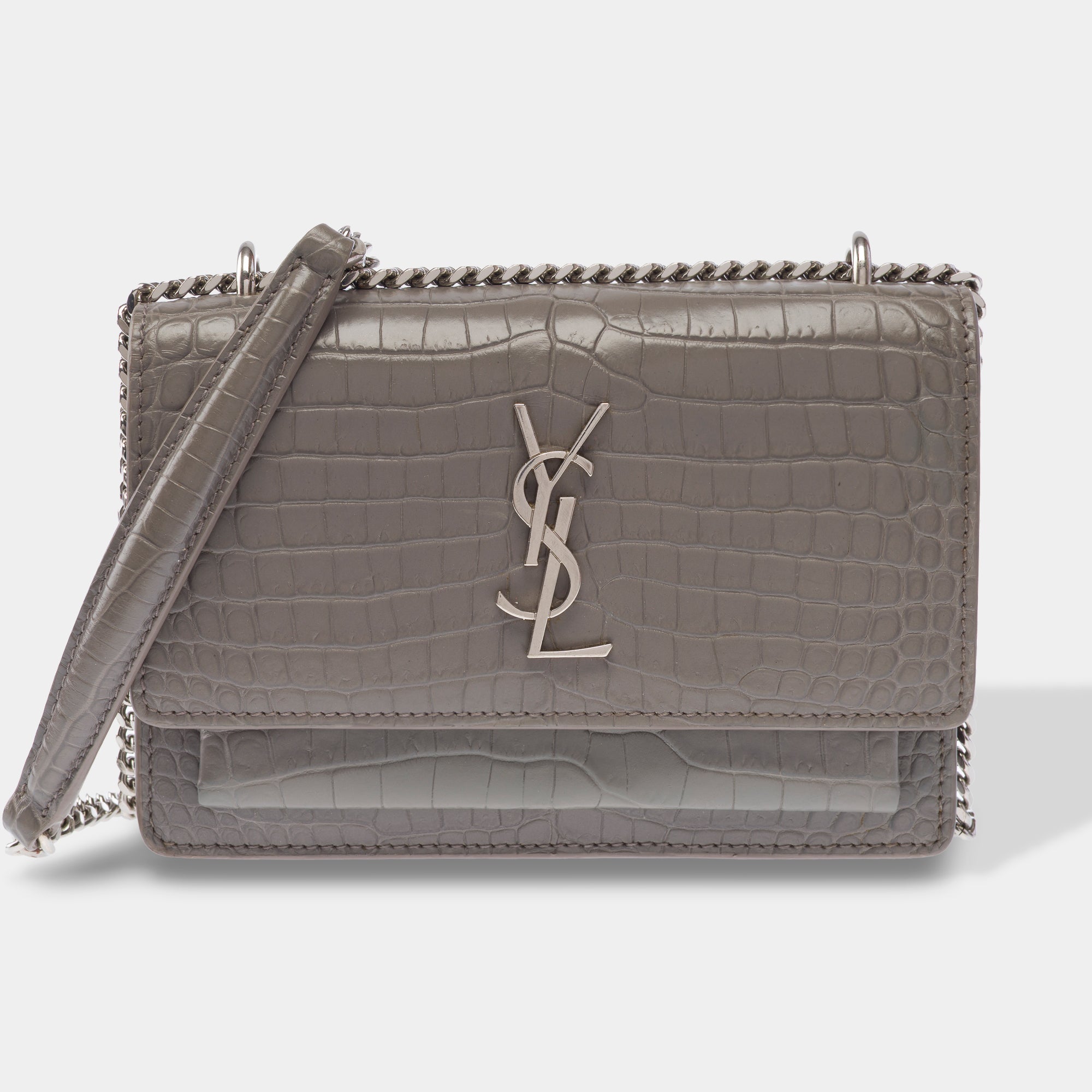 Sac YVES SAINT LAURENT en Cuir Gris - 103883