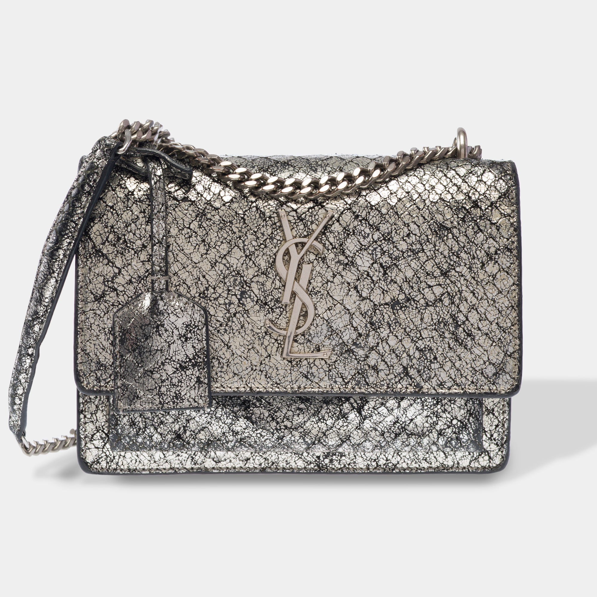 Sac YVES SAINT LAURENT en Cuir Argent - 103885