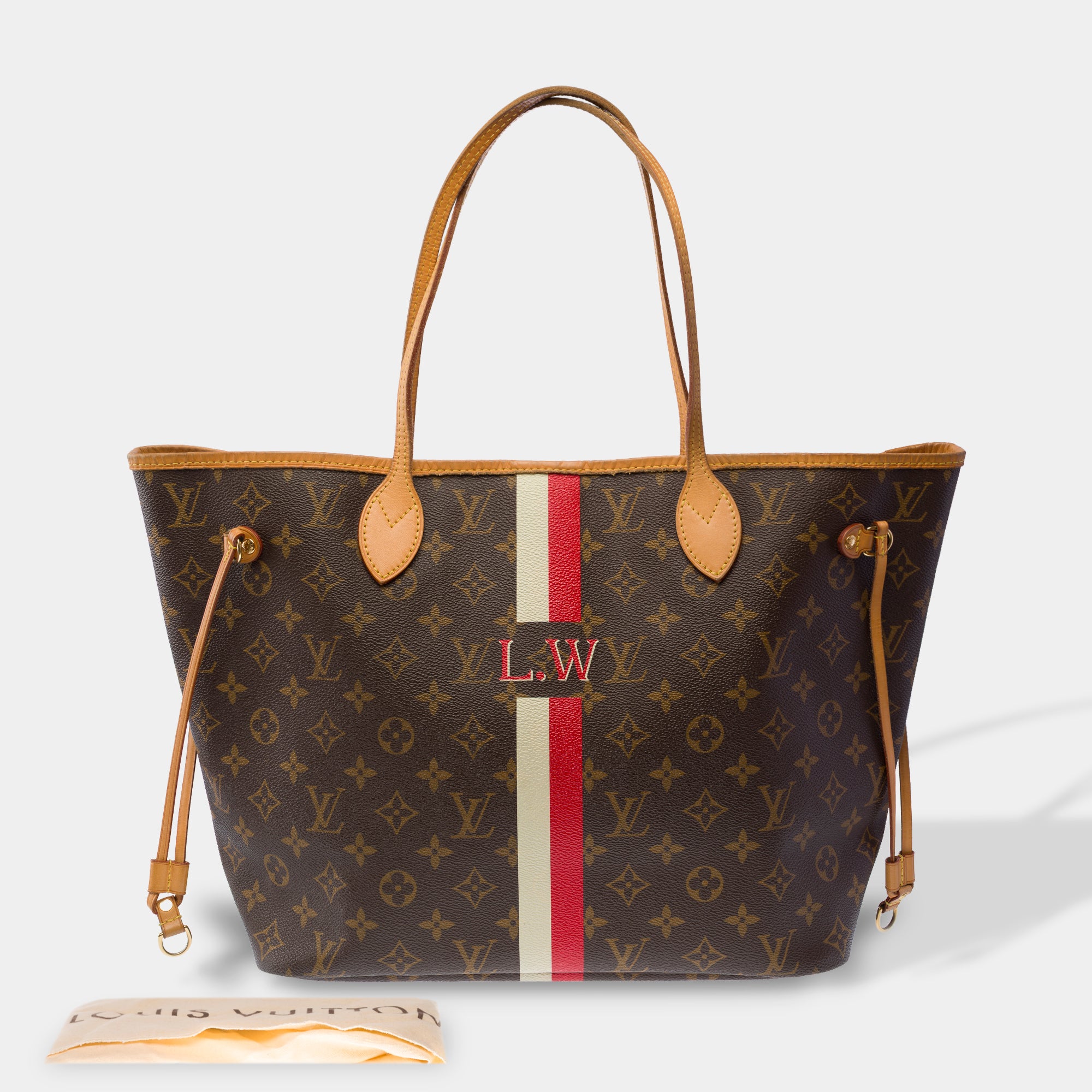 Sac LOUIS VUITTON Neverfull en Toile Marron - 103888