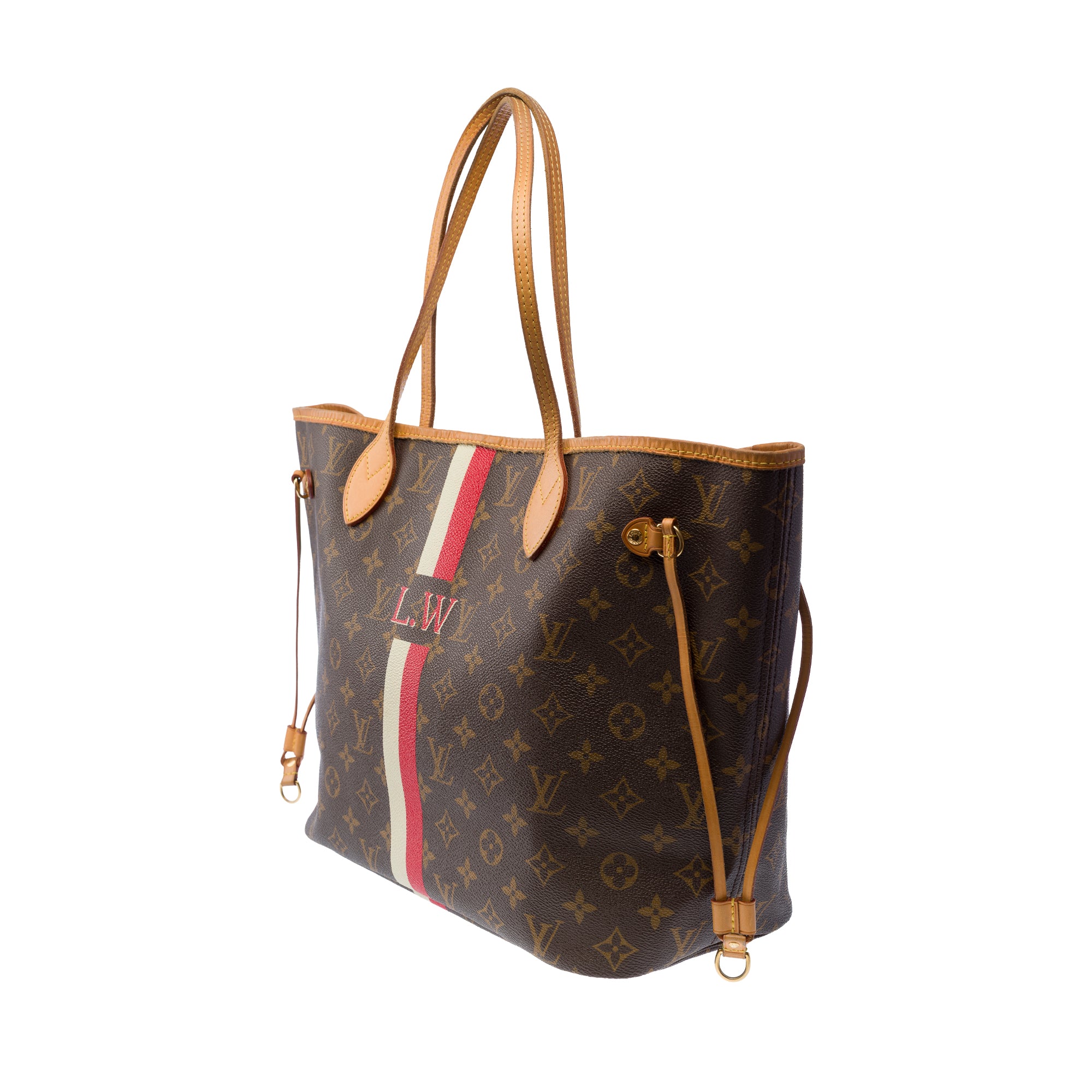 Sac LOUIS VUITTON Neverfull en Toile Marron - 103888