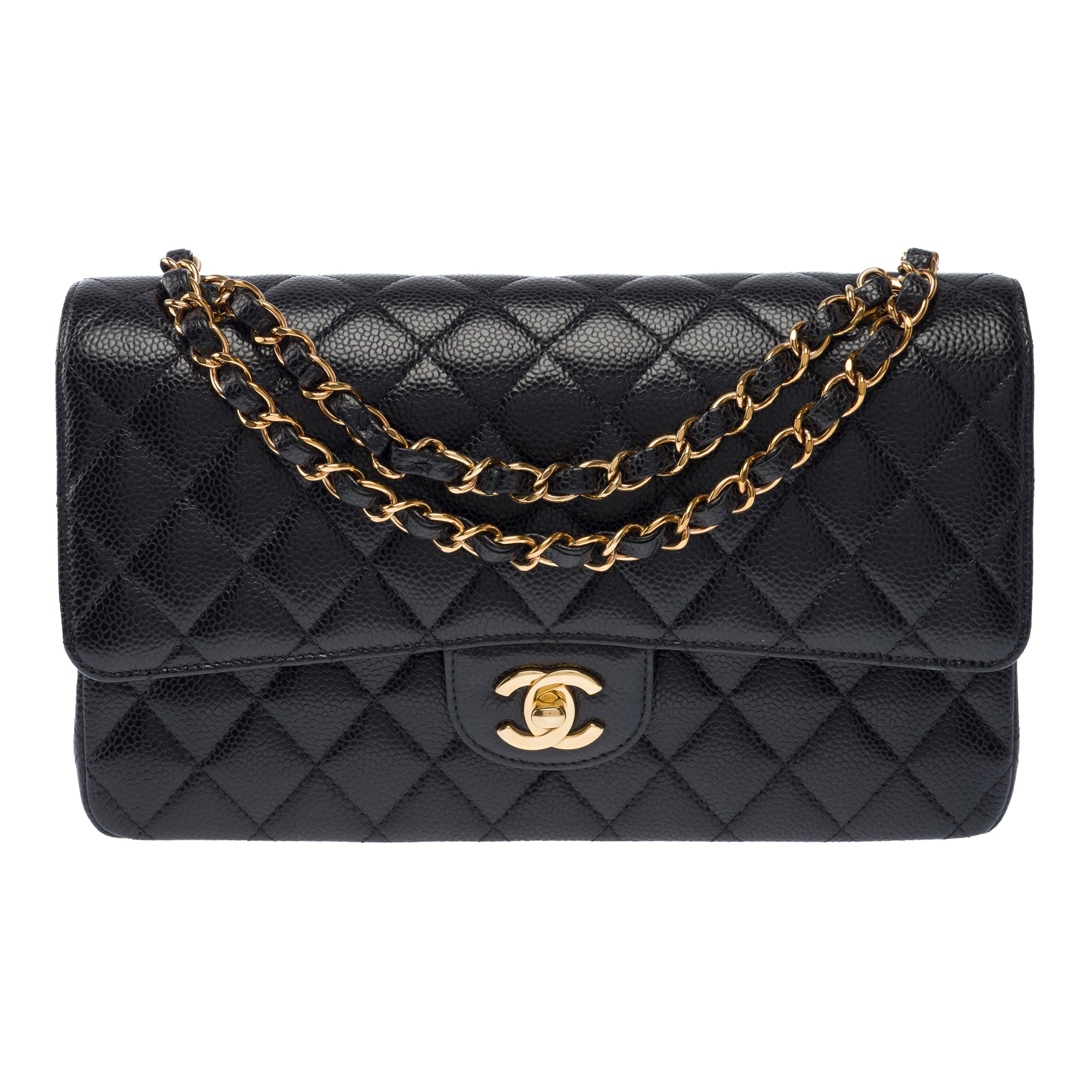 Sac CHANEL Timeless/Classique en Cuir Noir - 103889