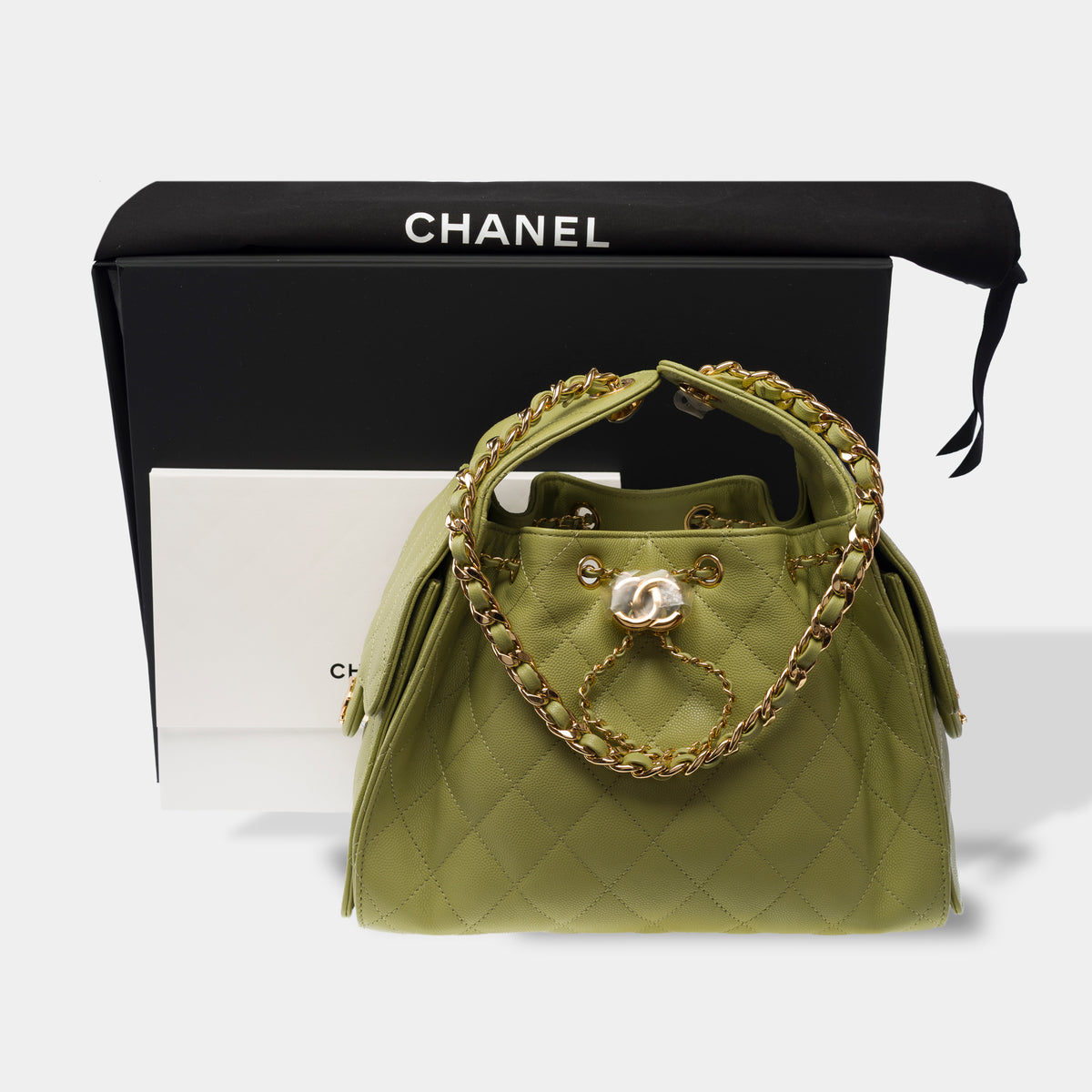 Sac CHANEL en Cuir Vert - 103891