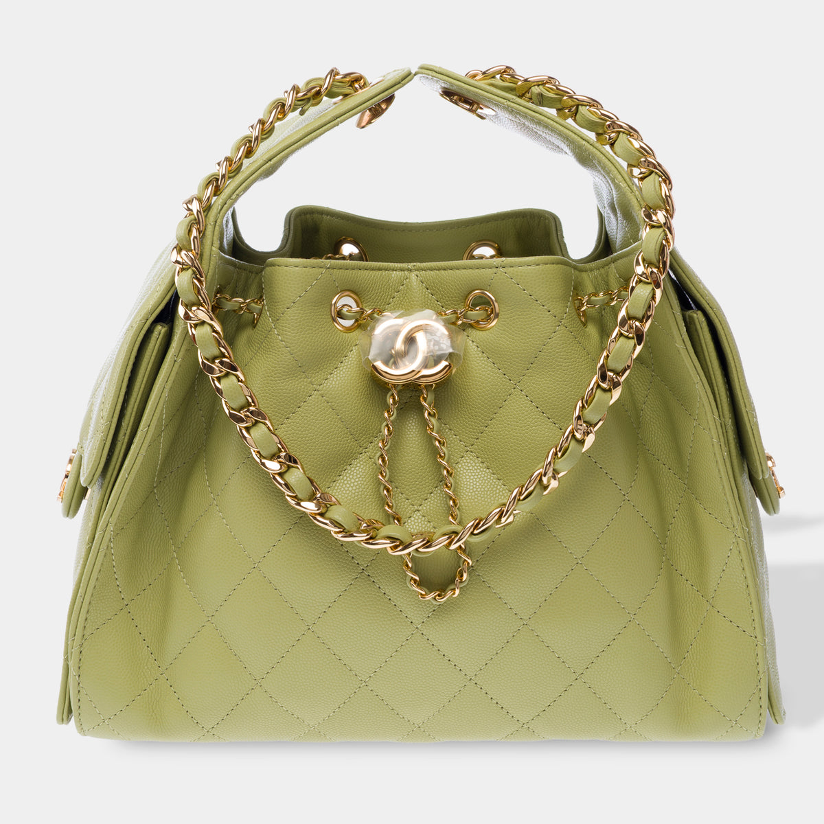 Sac CHANEL en Cuir Vert - 103891