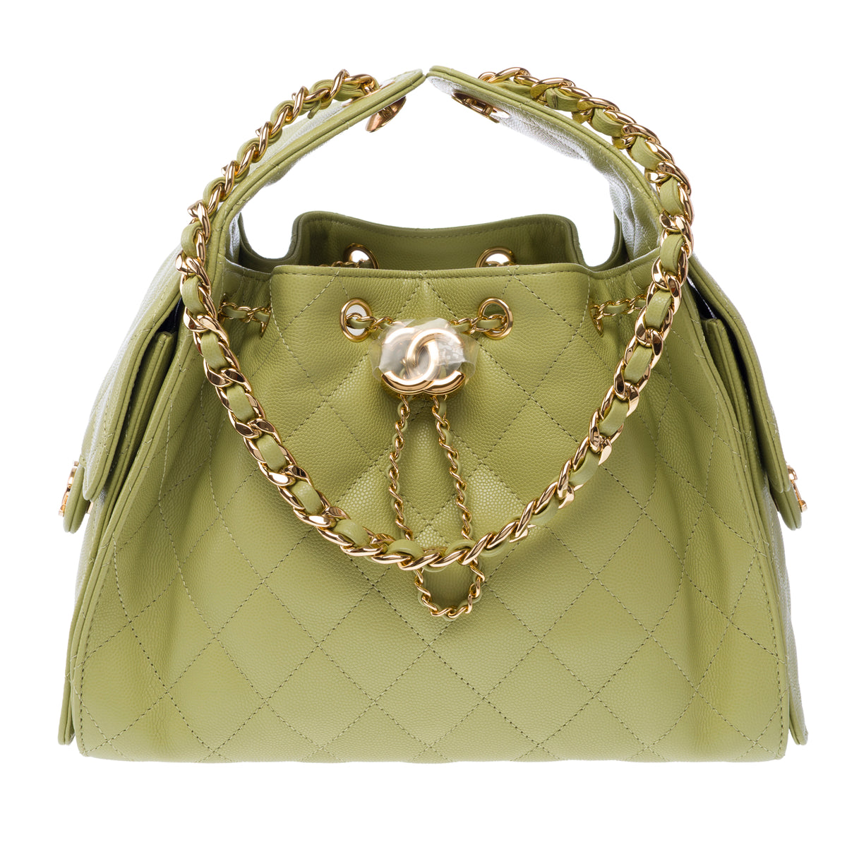 Sac CHANEL en Cuir Vert - 103891