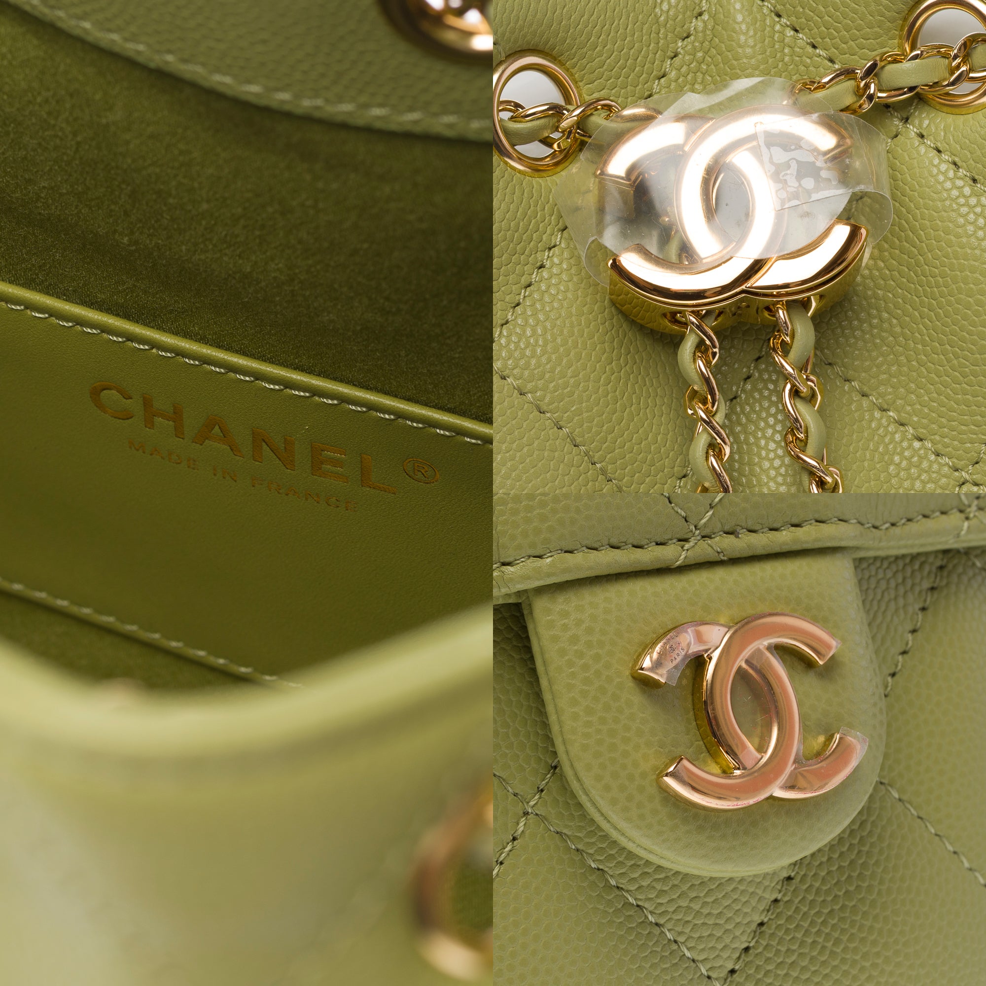 Sac CHANEL en Cuir Vert - 103891