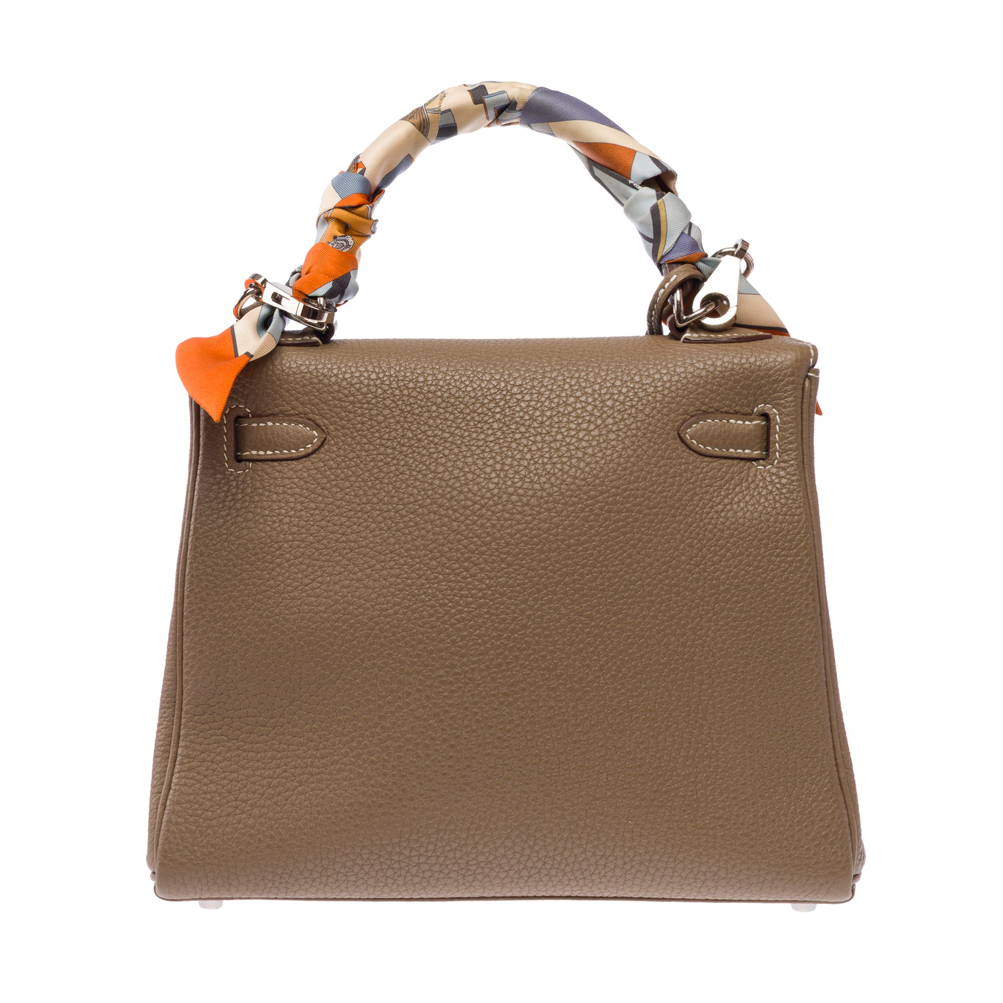 Sac HERMES Kelly 25 en Cuir Étoupe - 103914