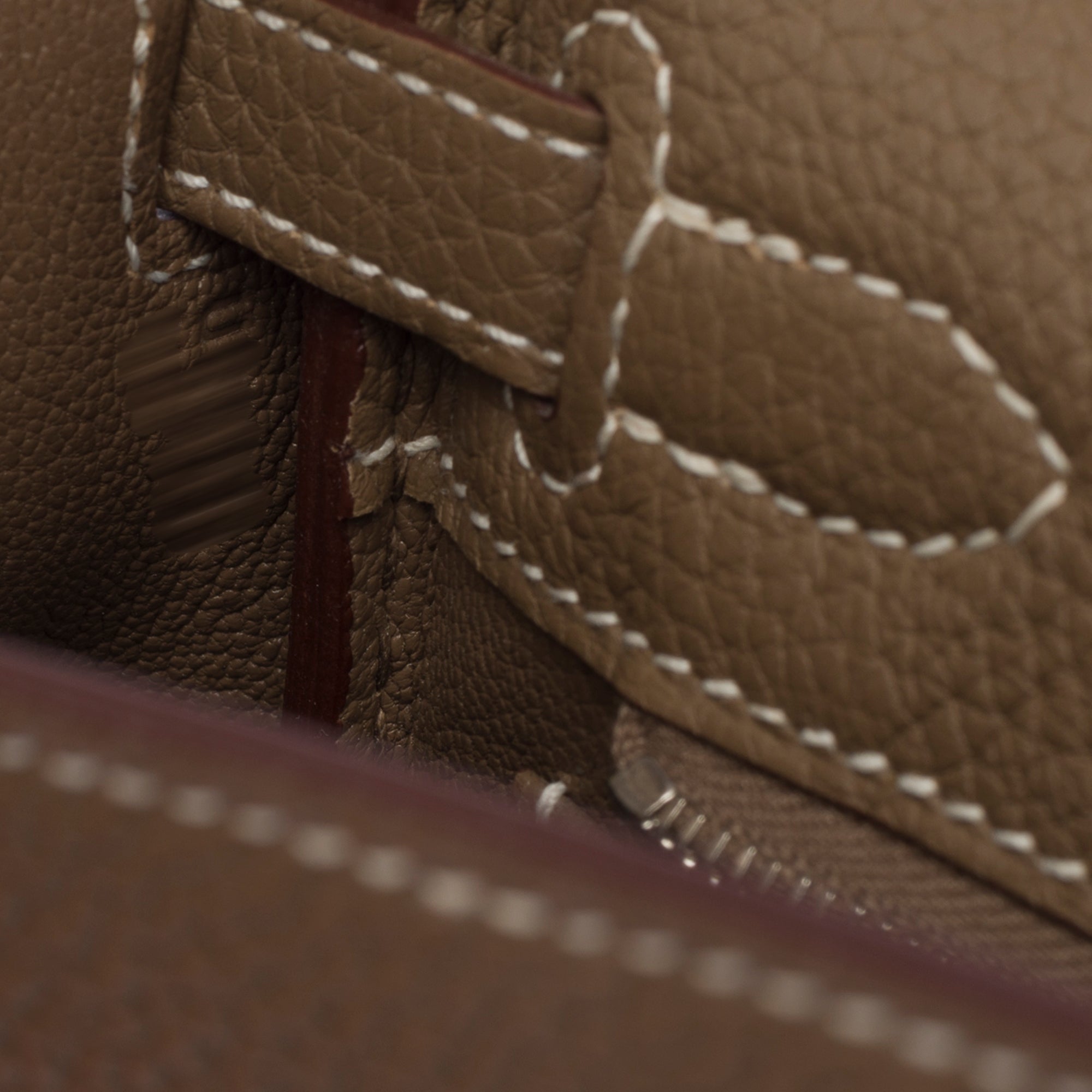 Sac HERMES Kelly 25 en Cuir Étoupe - 103914