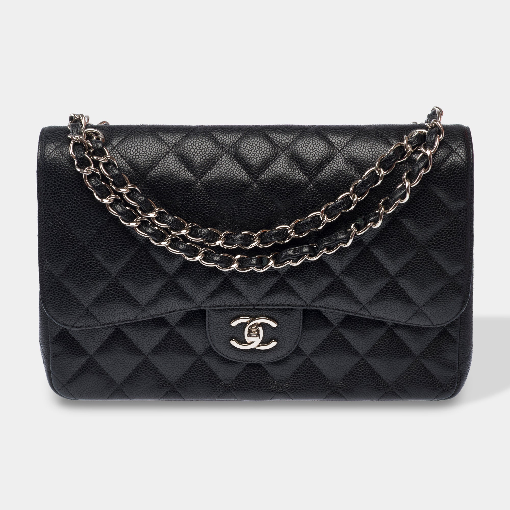 Sac CHANEL Timeless/Classique en Cuir Noir - 103637