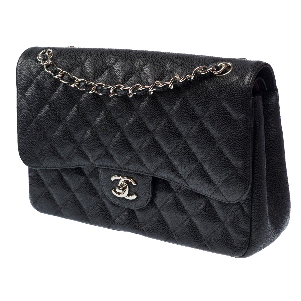 Sac CHANEL Timeless/Classique en Cuir Noir - 103637