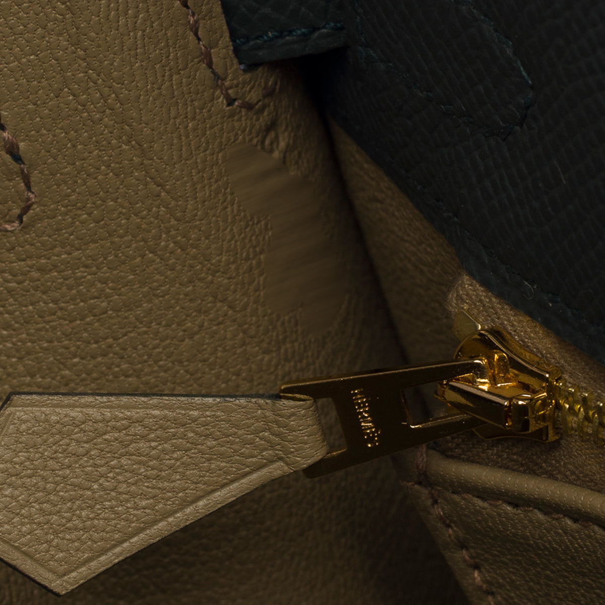 Sac HERMES Kelly 25 en Cuir Vert - 103894