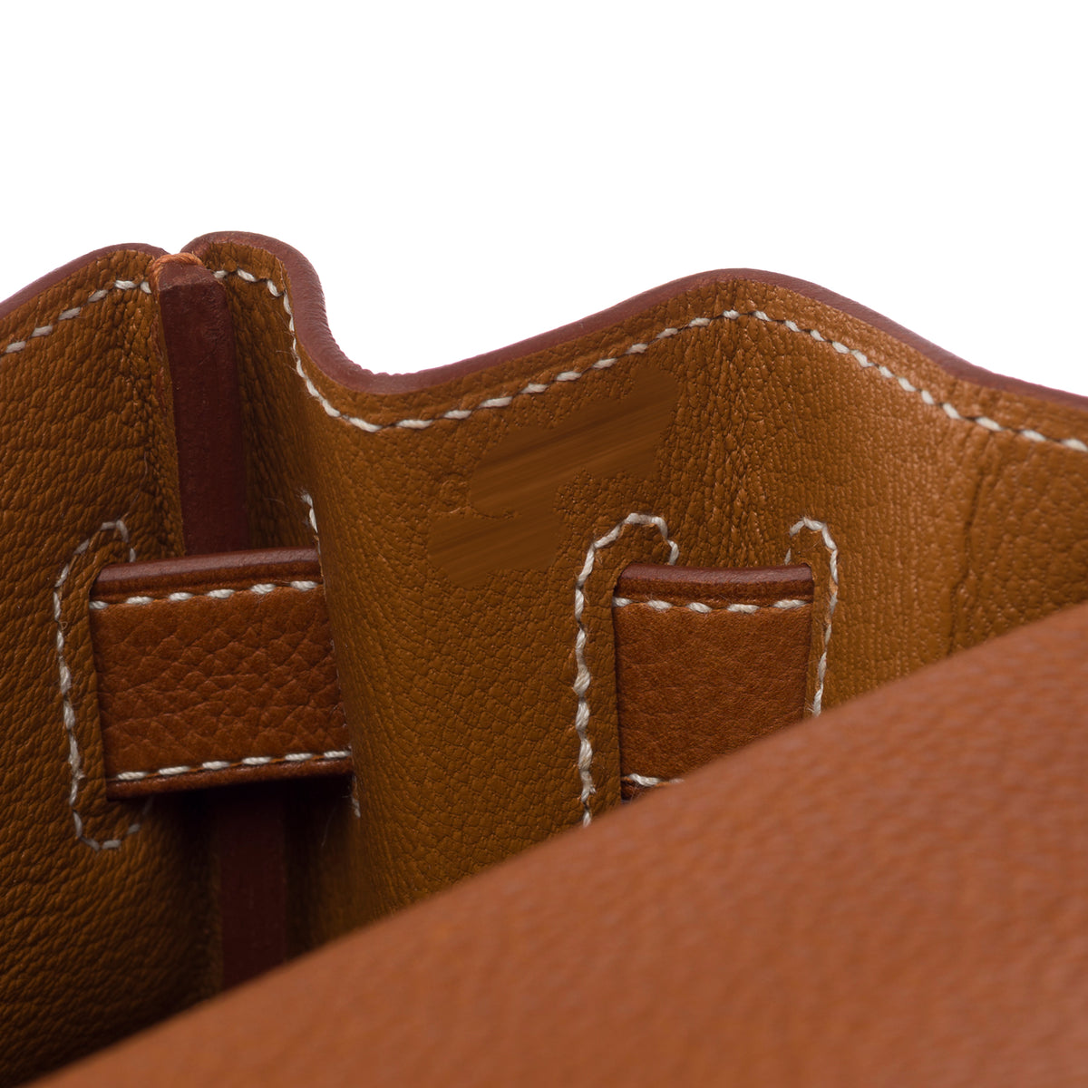 Sac HERMES Kelly 32 en Cuir Doré - 103915