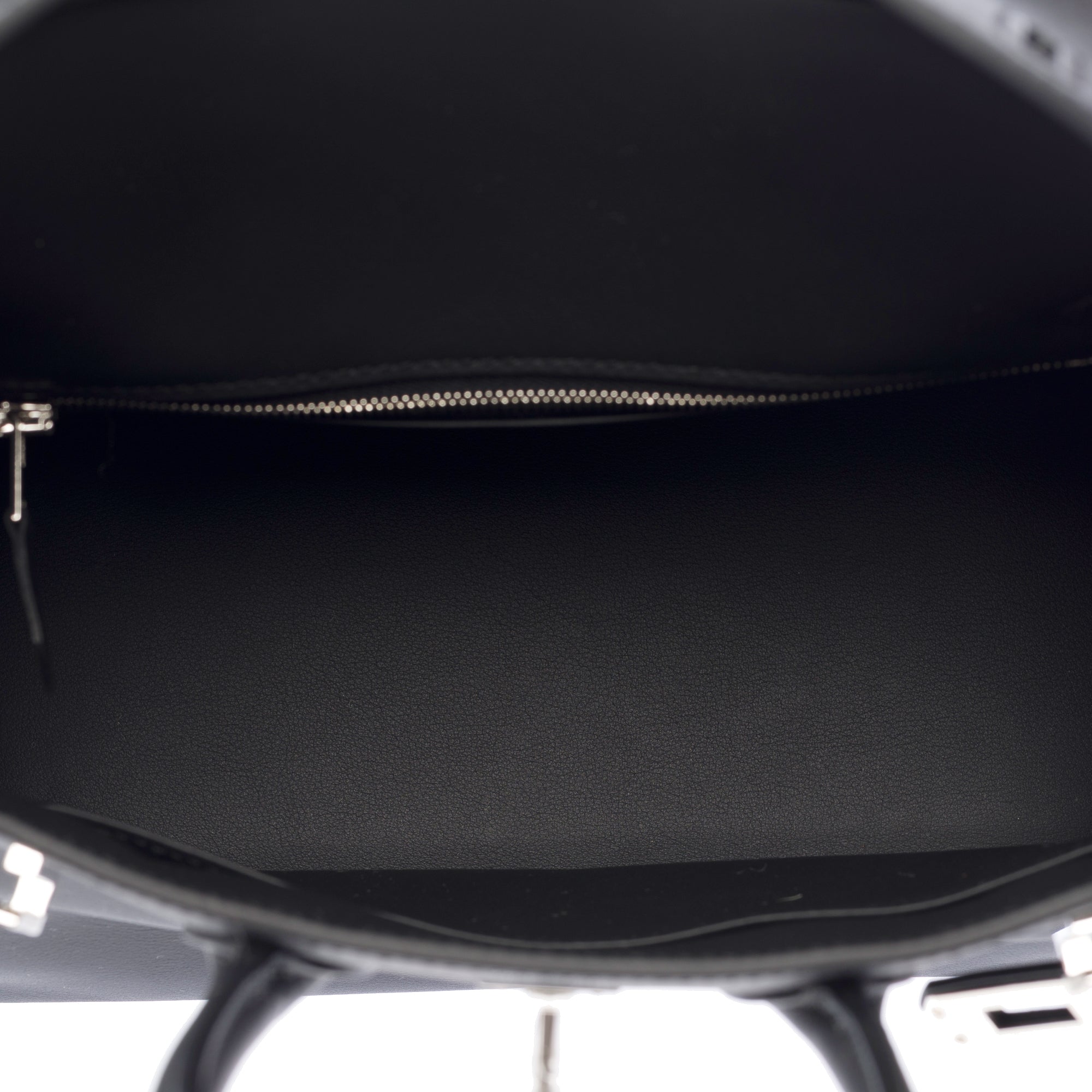 Sac HERMES Birkin 25 en Cuir Noir - 103896