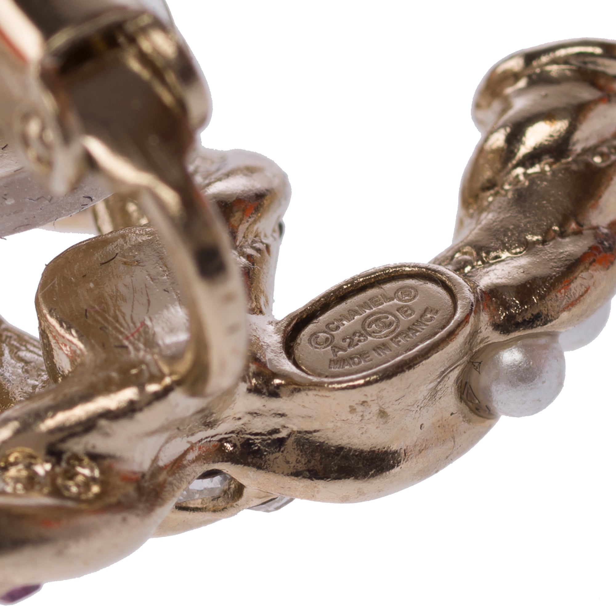 Bijoux CHANEL CC en Métal Doré - 103903