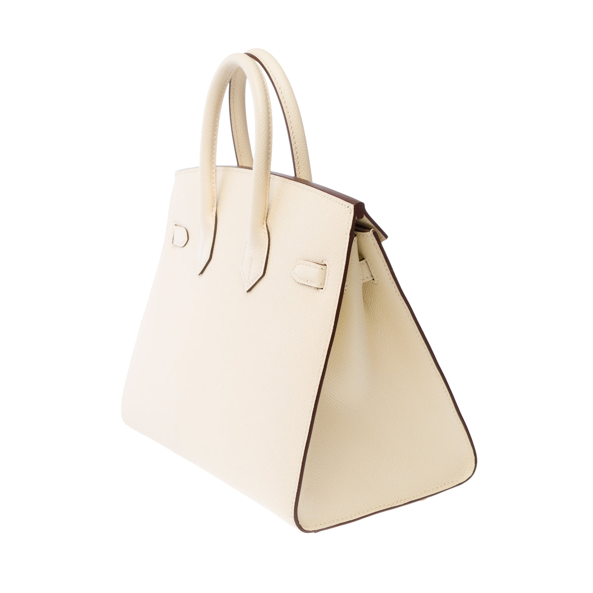 HERMES Birkin 25 bag in Beige Leather - 102827