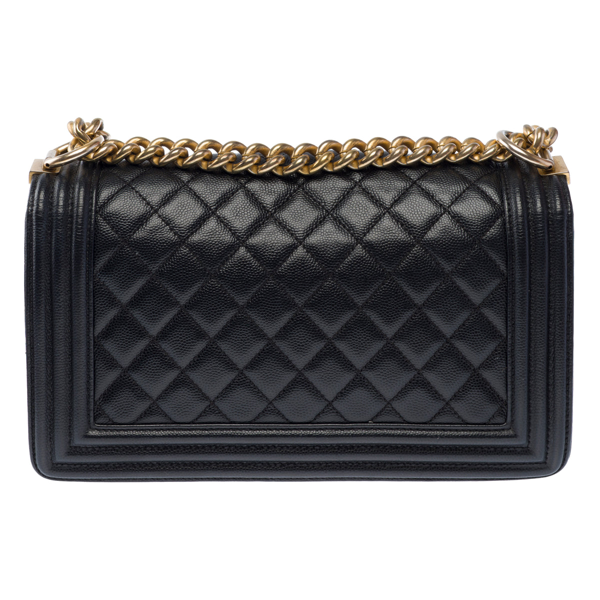 Sac CHANEL Boy en Cuir Noir - 103928