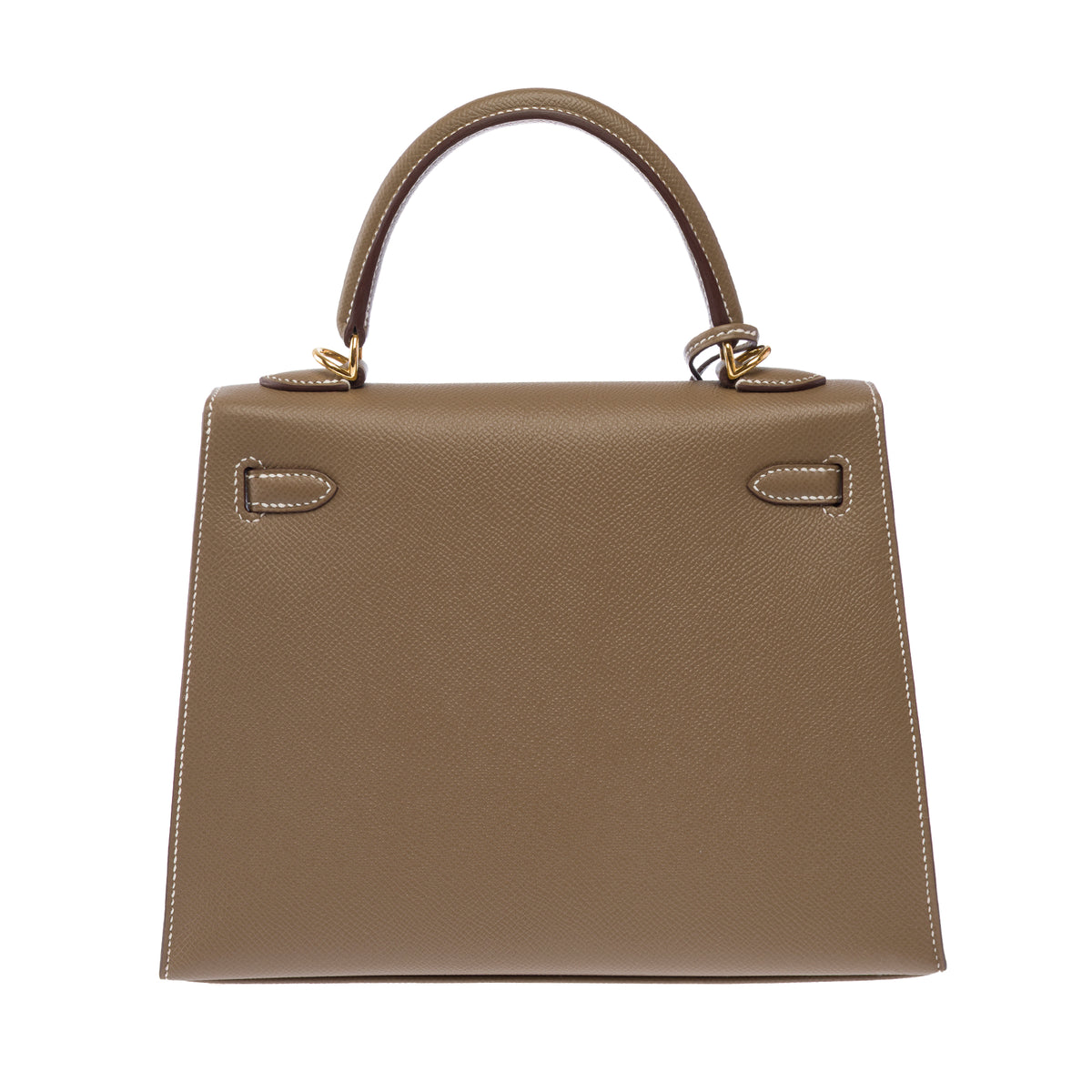 Sac HERMES Kelly 25 en Cuir Étoupe - 103939