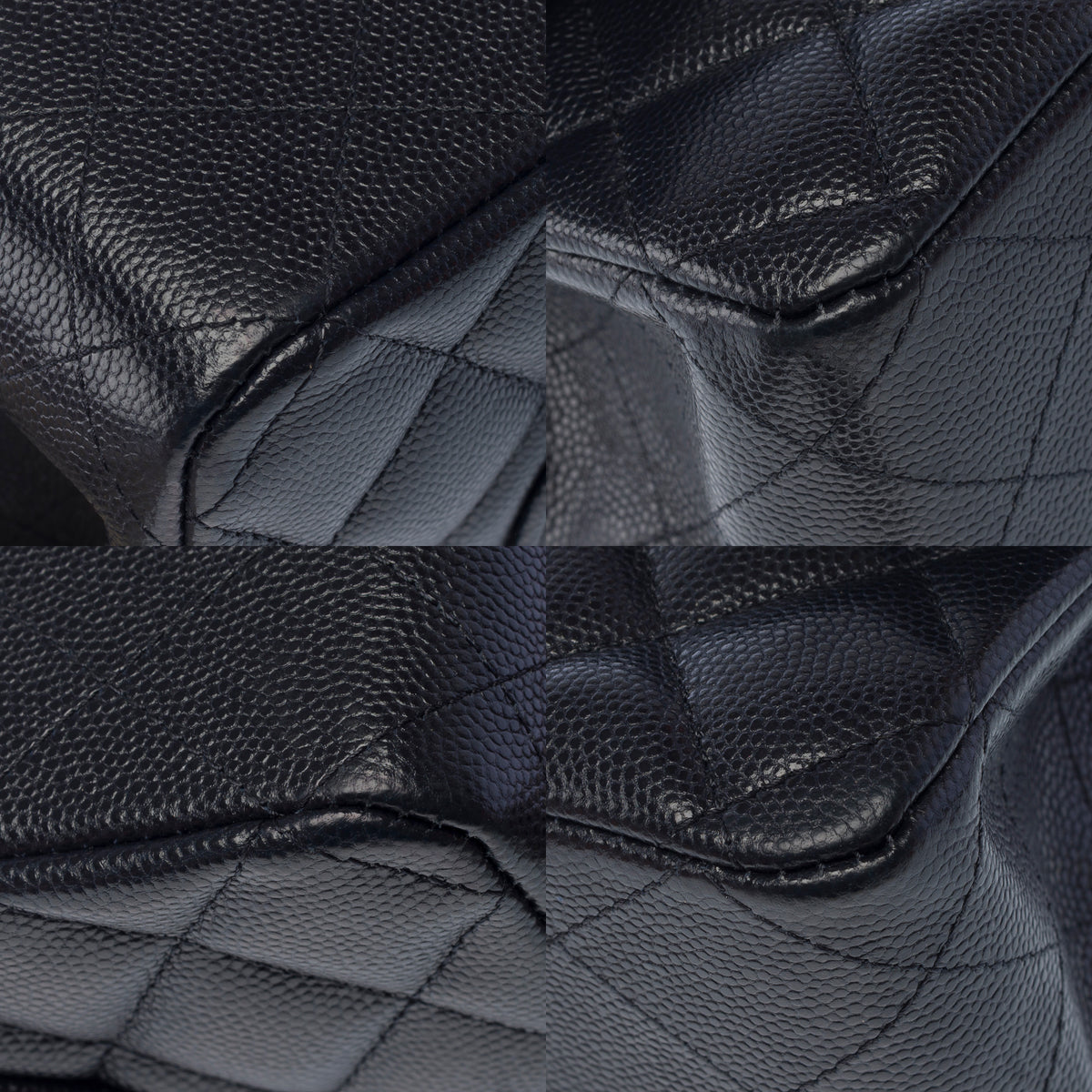 Sac CHANEL Timeless/Classique en Cuir Bleu Marine - 103954