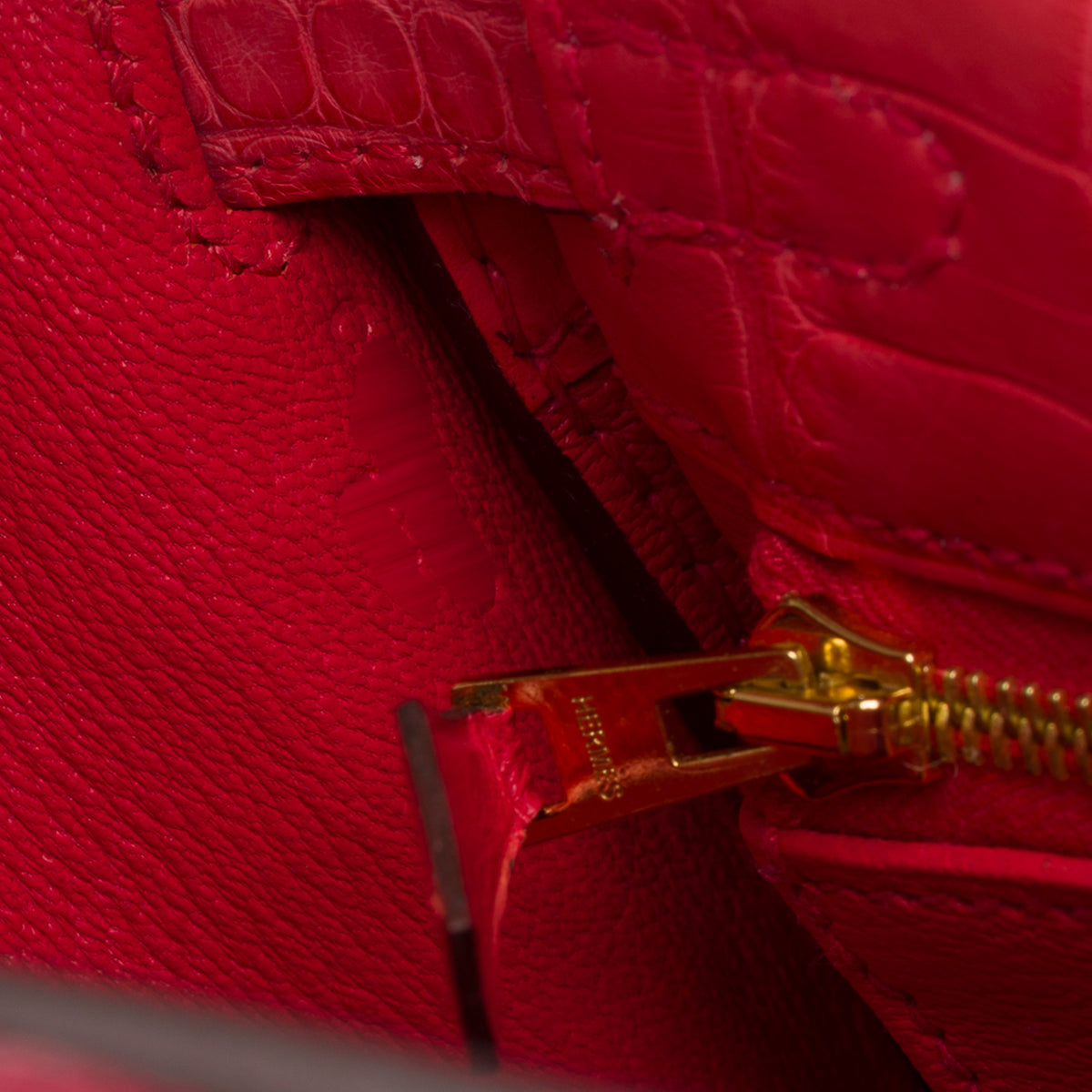 Sac HERMES Kelly 25 en Cuirs exotiques Rose - 103973