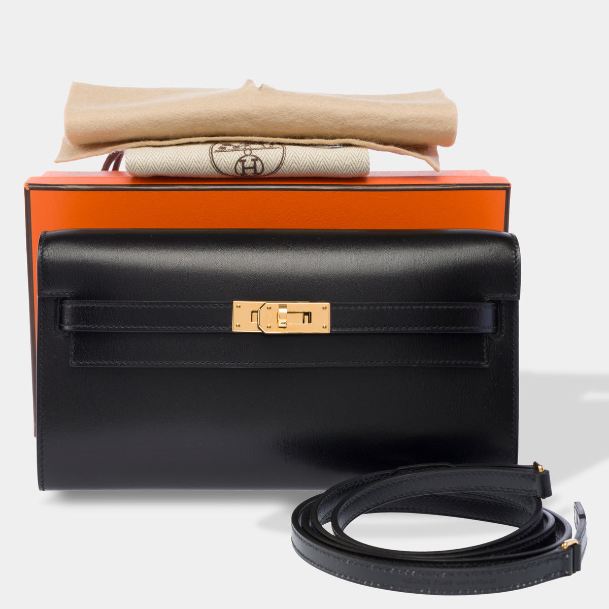 Sac HERMES Kelly to go en Cuir Noir - 103956