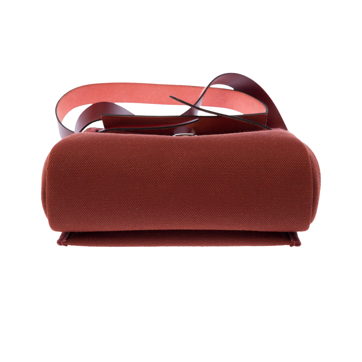 Sac HERMES Herbag en Toile Rouge - 103958