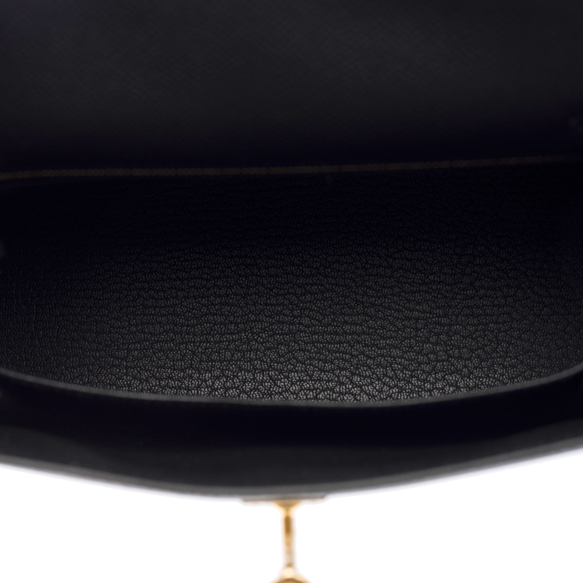 Sac HERMES Kelly 25 en Cuir Noir - 103969