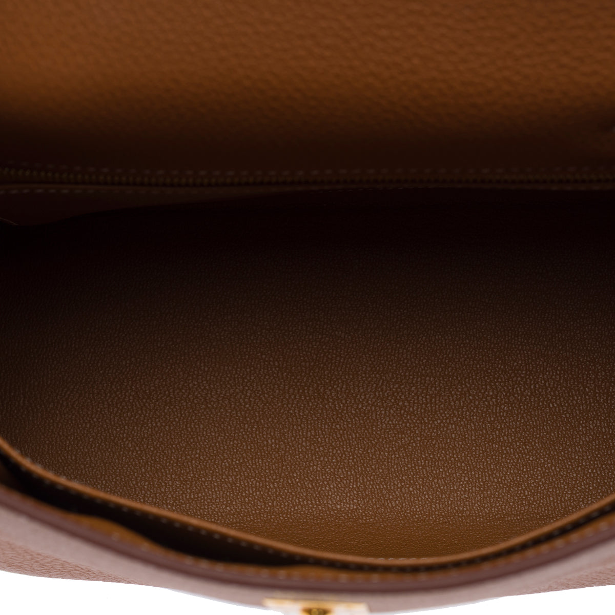 Sac HERMES Kelly 25 en Cuir Doré - 103942