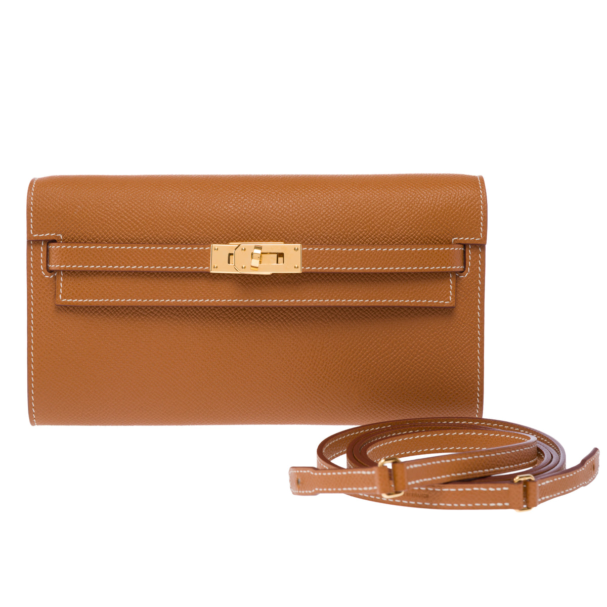 Sac HERMES Kelly to go en Cuir Doré - 103955