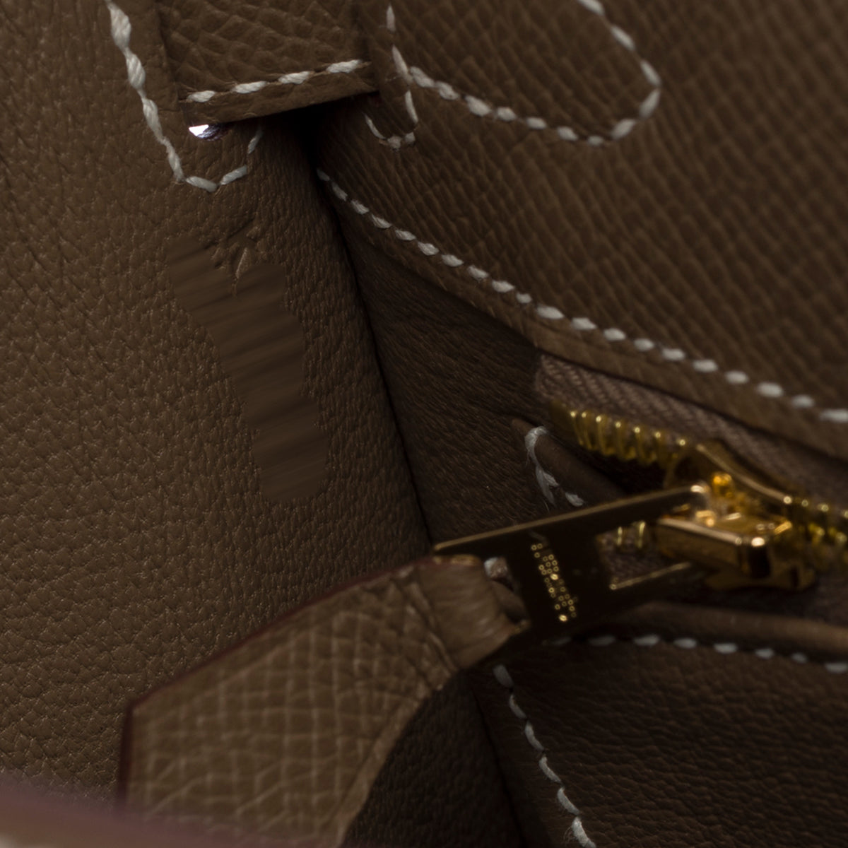 Sac HERMES Kelly 25 en Cuir Étoupe - 103951