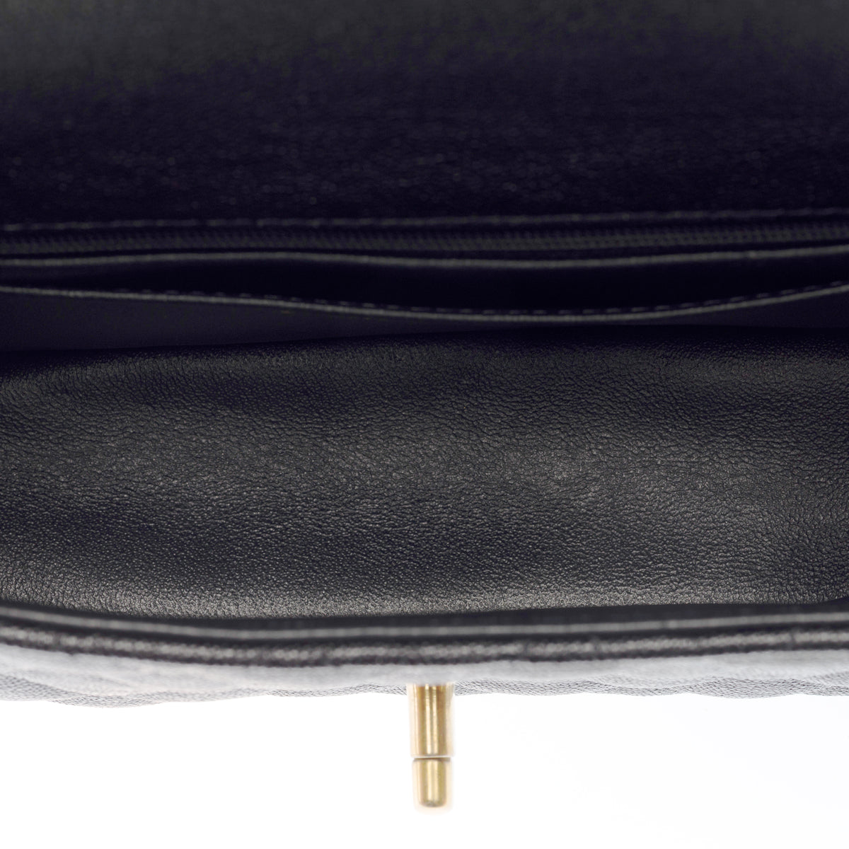 Sac CHANEL Coco Handle en Cuir Noir - 103941