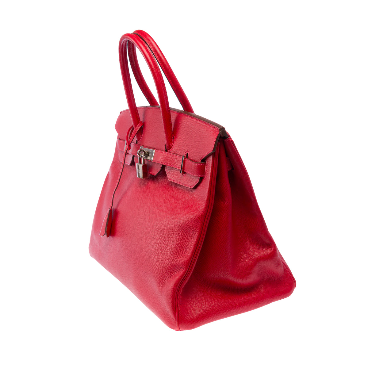 Sac HERMES Birkin 35 en Cuir Rouge - 103974