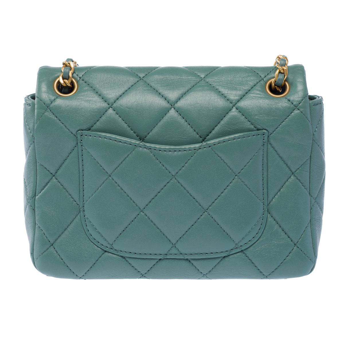 Sac CHANEL Timeless/Classique en Cuir Bleu - 103962