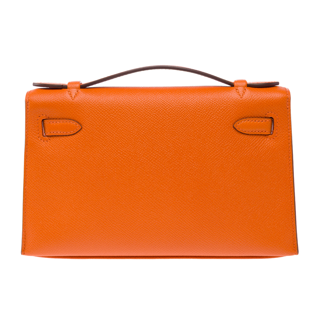 Sac HERMES Kelly Mini en Cuir Orange - 103959