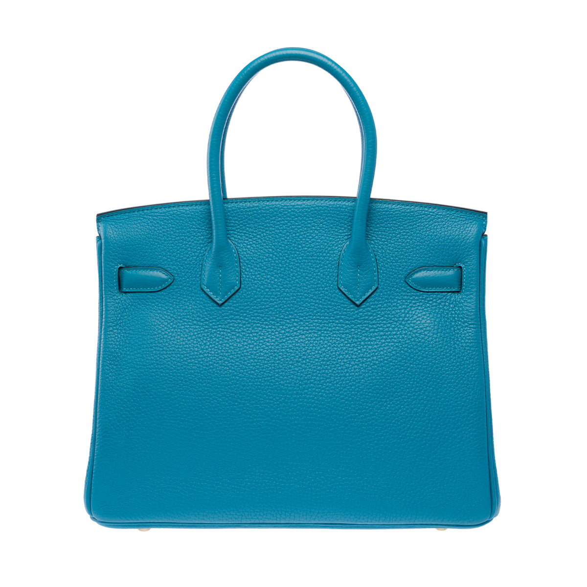 Sac HERMES Birkin 30 en Cuir Bleu - 103950