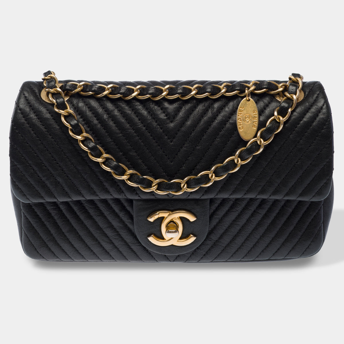 Sac CHANEL Timeless/Classique en Cuir Noir - 103961