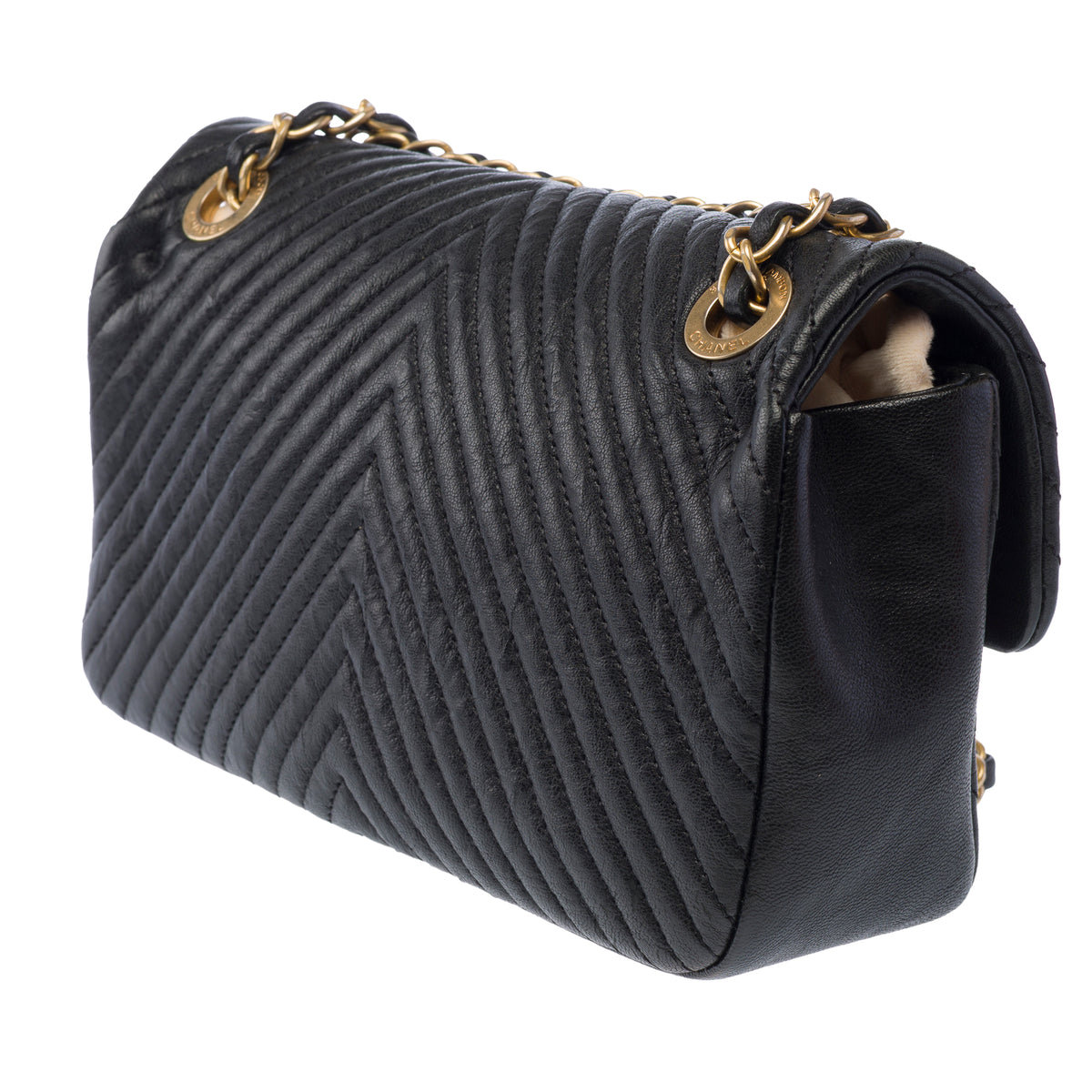 Sac CHANEL Timeless/Classique en Cuir Noir - 103961